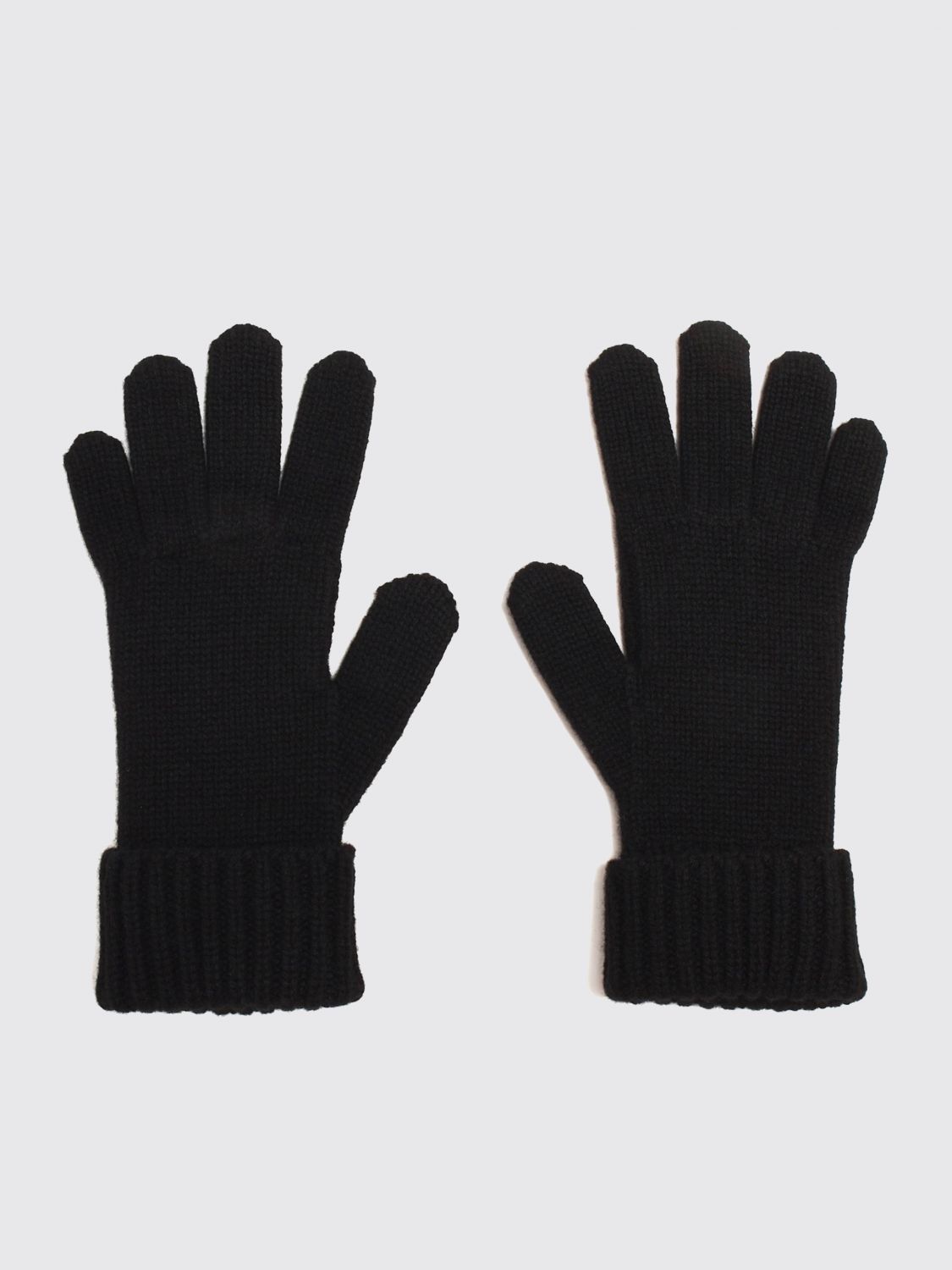 Gucci Women Gucci Gg Monogram Wool-Blend Gloves With Ribbed Cuffs GUCCI