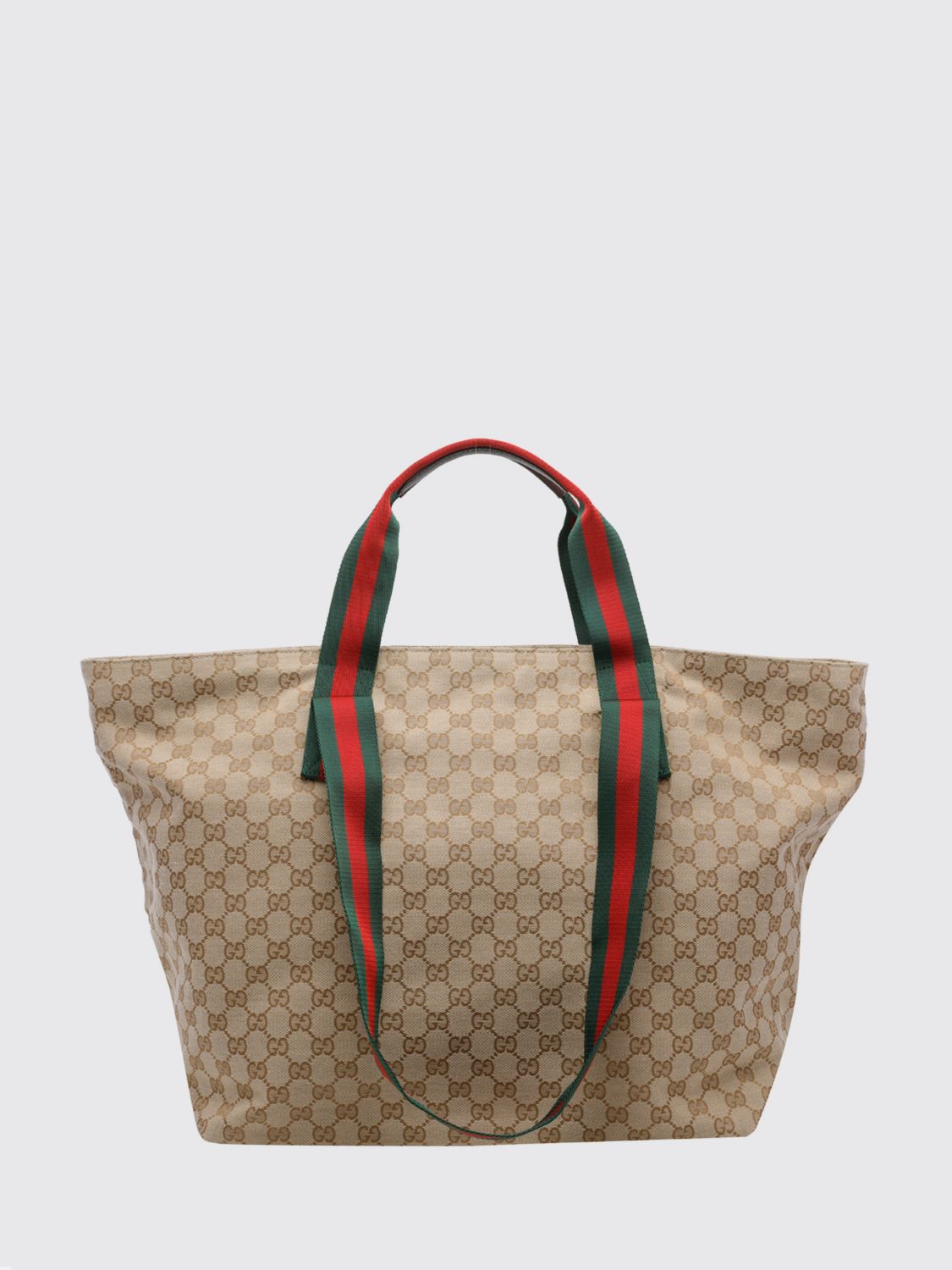 Gucci Women Medium Shopping Bag Gucci In Jacquard Fabric With Gg Monogram And Striped Pattern GUCCI