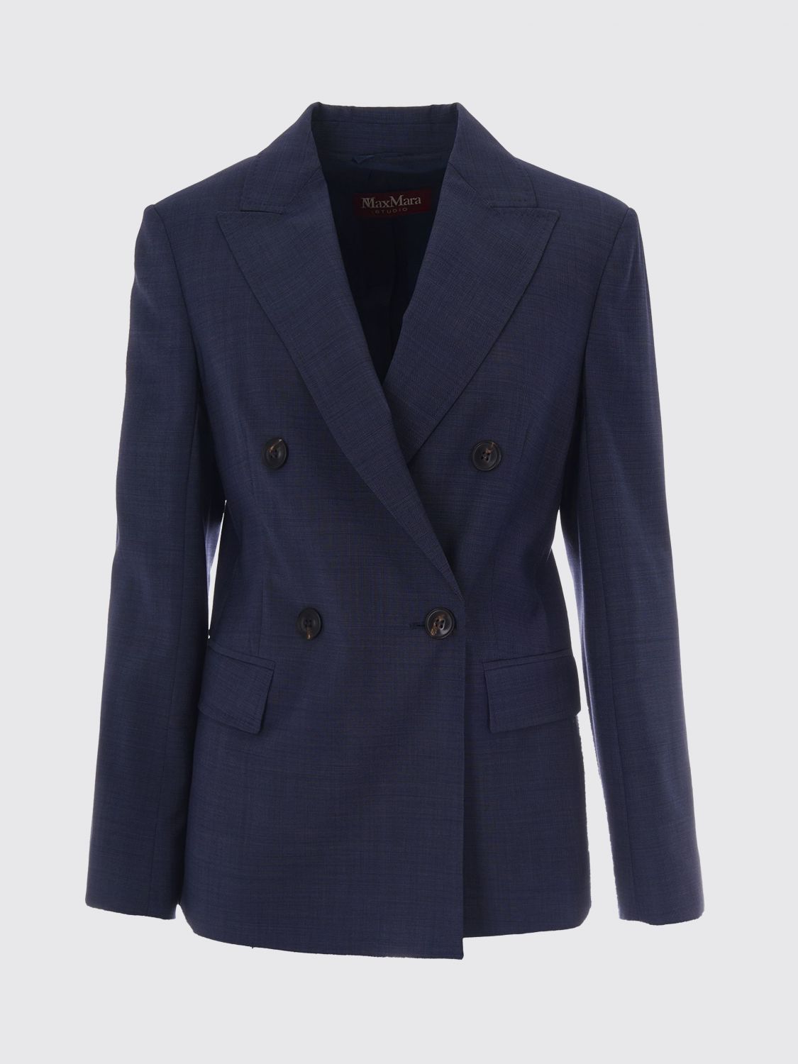 Max Mara Studio Jacket Woman Blue MAX MARA STUDIO