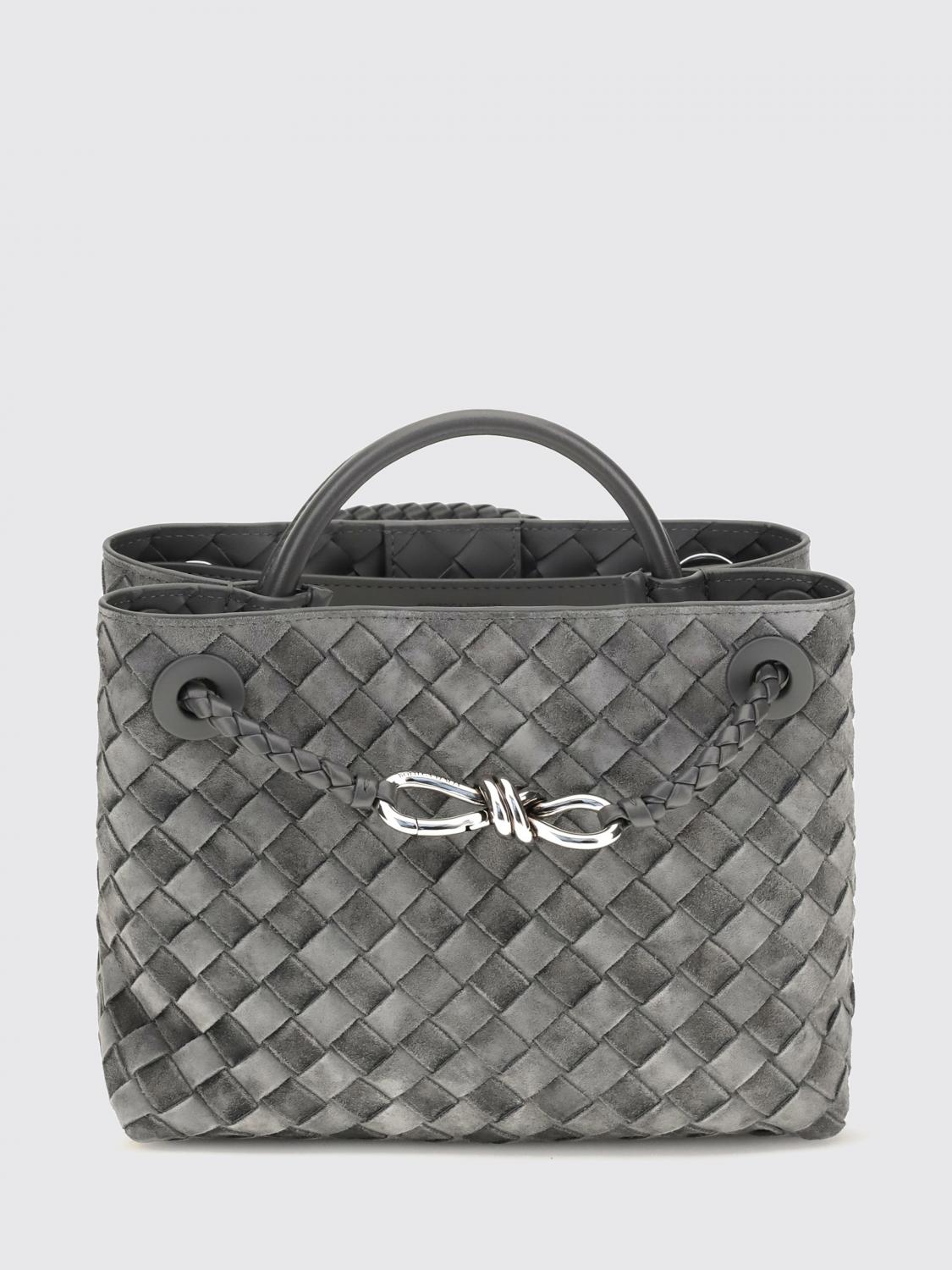 Bottega Veneta Women Bottega Veneta Andiamo Small Intrecciato Calf Leather Handbag BOTTEGA VENETA
