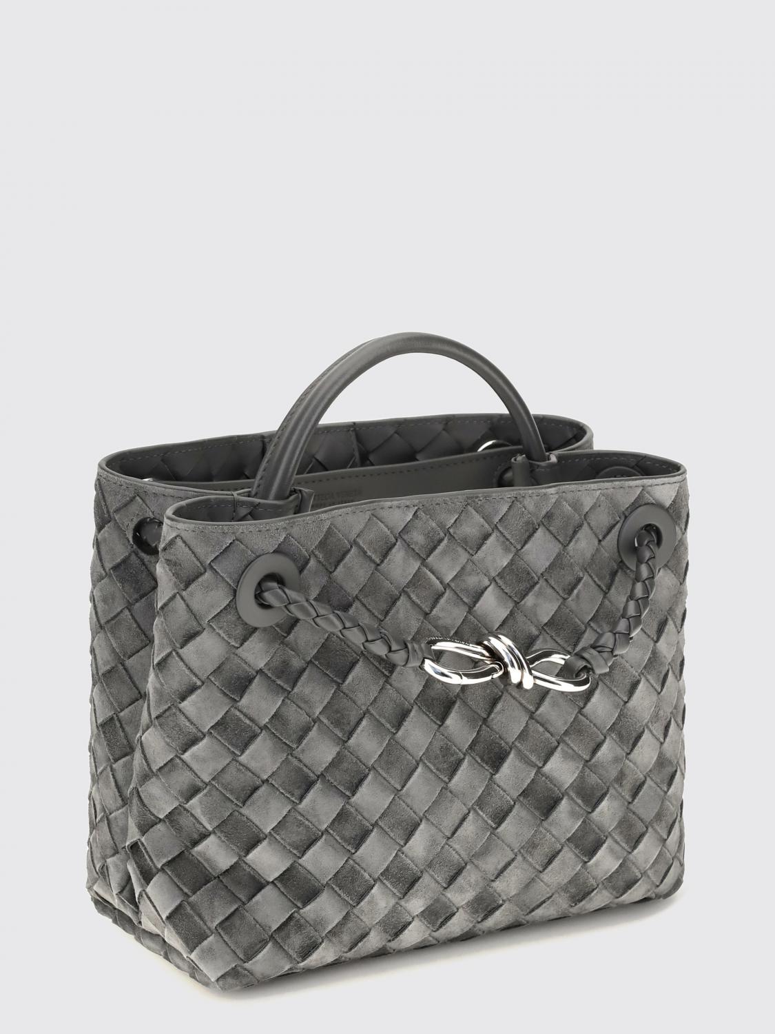 Bottega Veneta Women Bottega Veneta Andiamo Small Intrecciato Calf Leather Handbag BOTTEGA VENETA