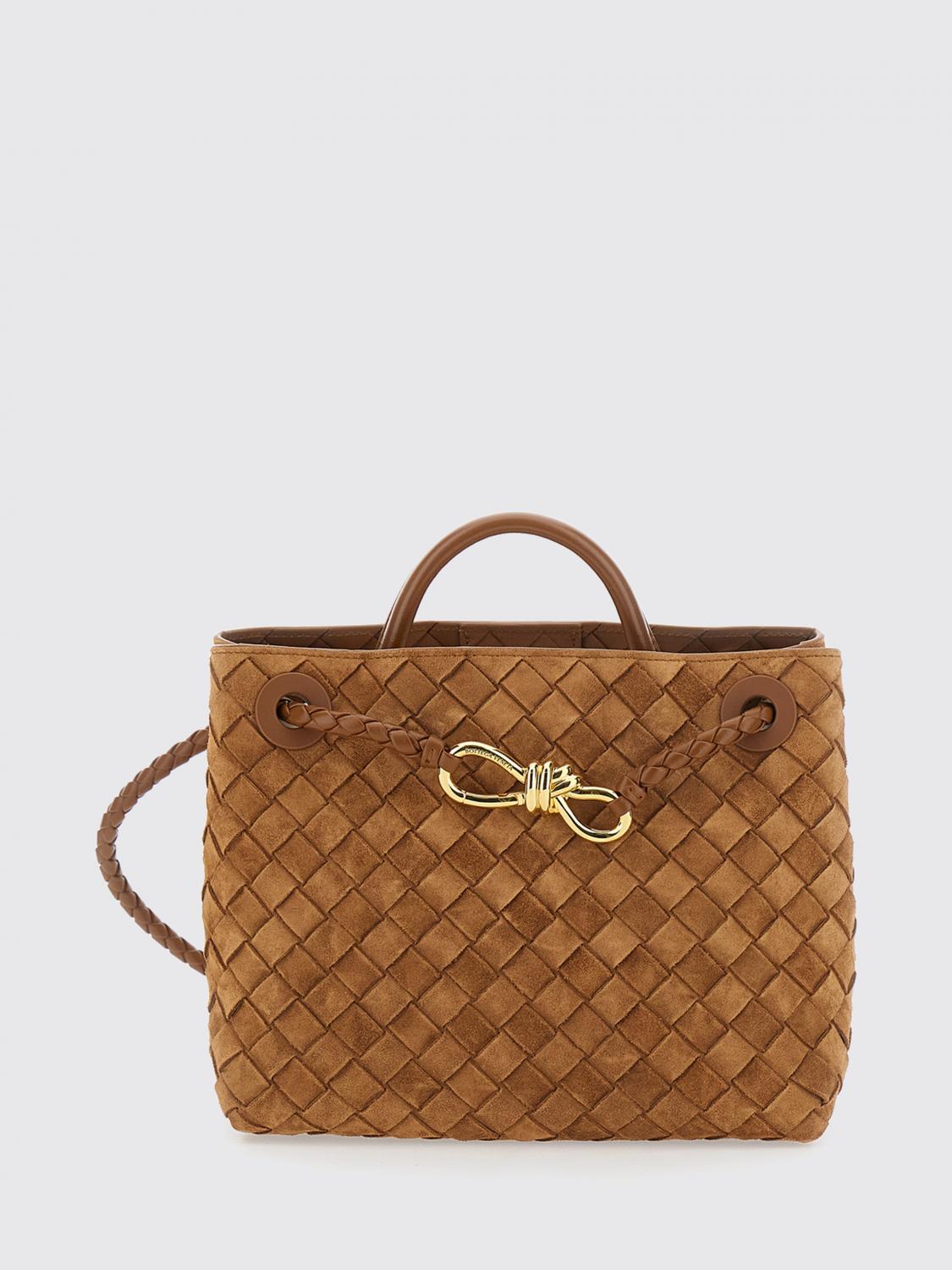 Bottega Veneta Women Bottega Veneta Andiamo Small Intrecciato Calf Leather Handbag BOTTEGA VENETA