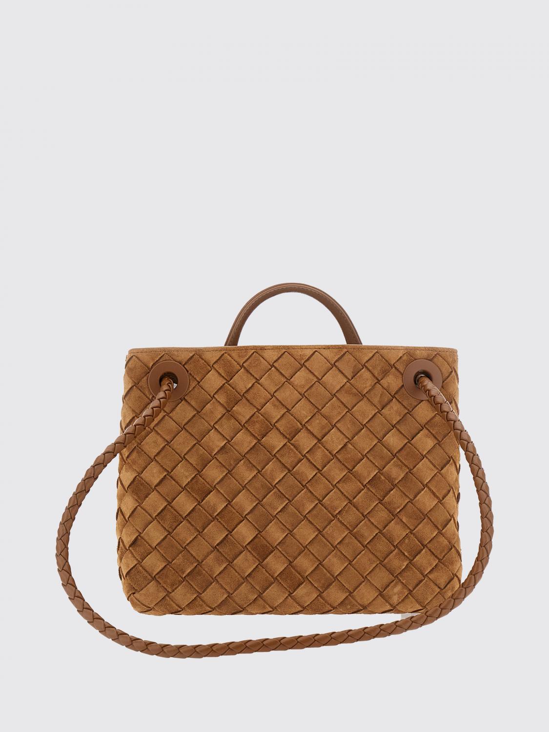 Bottega Veneta Women Bottega Veneta Andiamo Small Intrecciato Calf Leather Handbag BOTTEGA VENETA
