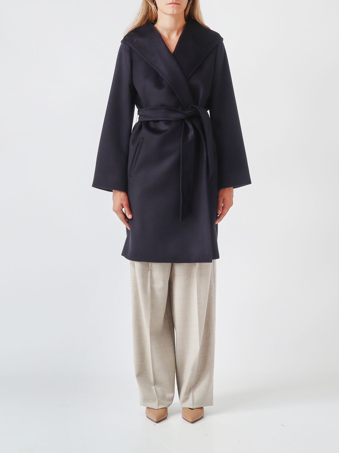 Max Mara Studio Women Coat Woman Max Mara Studio MAX MARA STUDIO