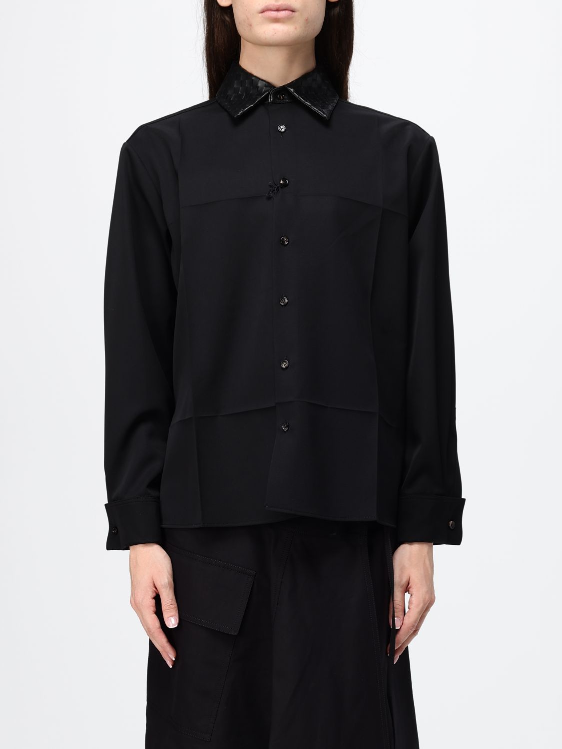 Bottega Veneta Shirt Woman Black BOTTEGA VENETA