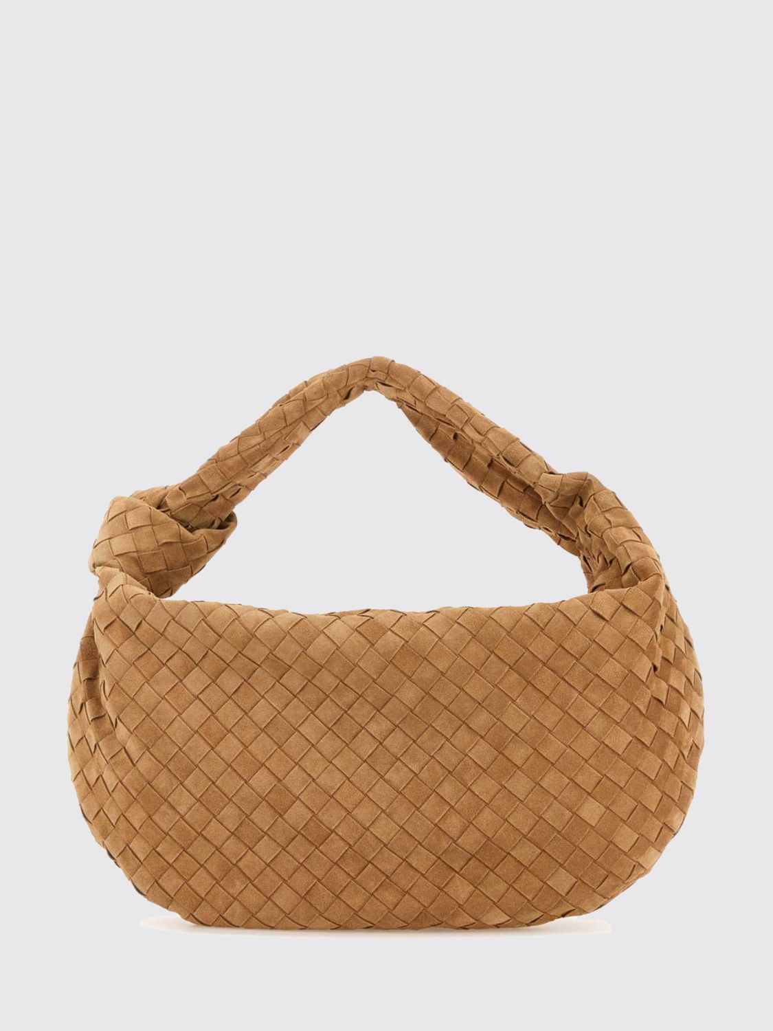 Bottega Veneta Women Bottega Veneta Jodie Intrecciato Calf Leather Shoulder Bag With Knot BOTTEGA VENETA
