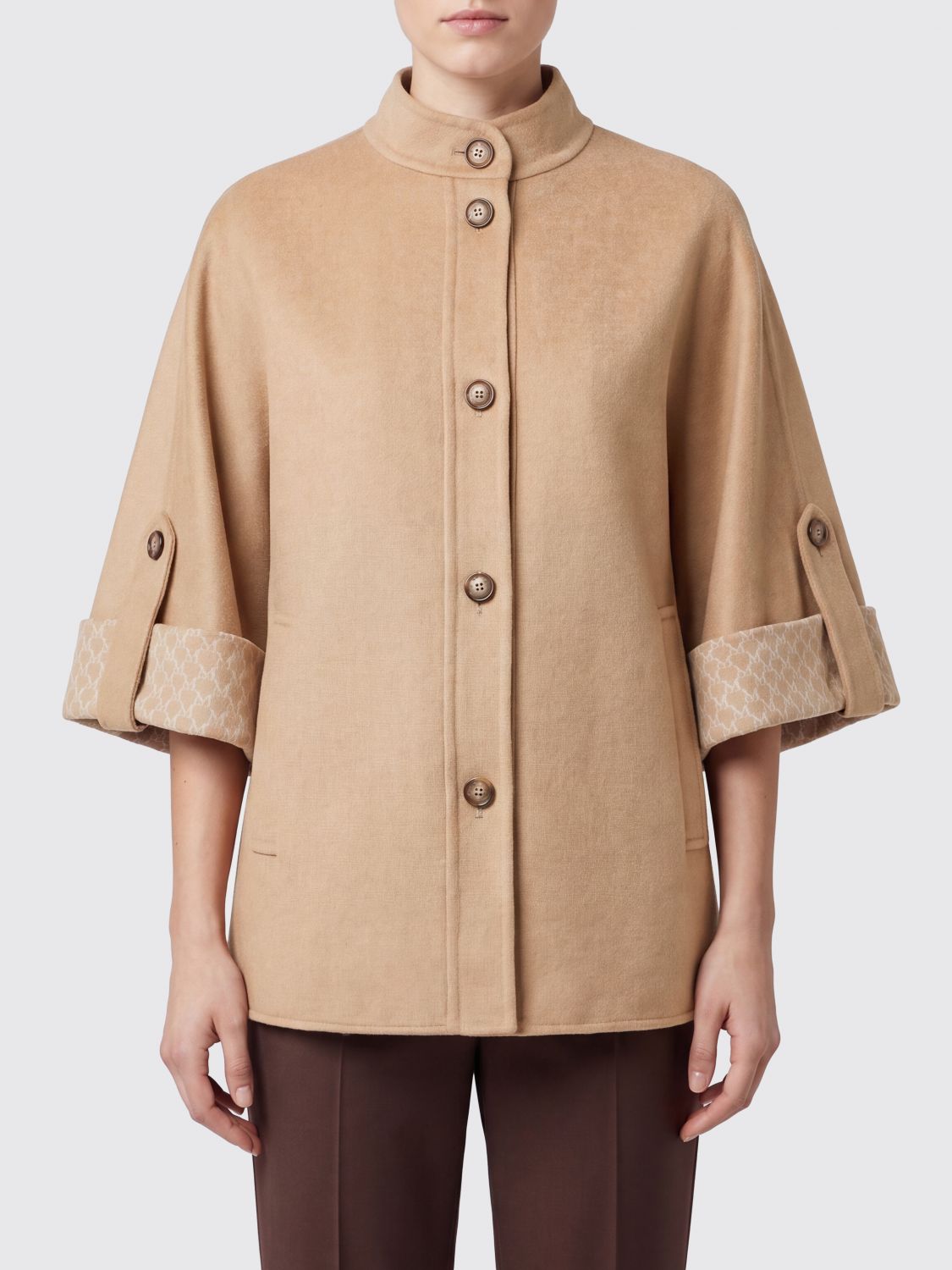 Max Mara Jacket Woman Beige MAX MARA