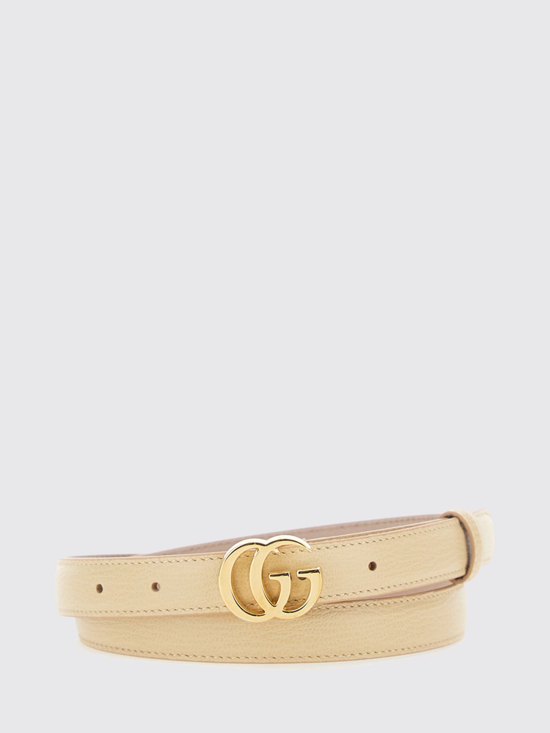 Gucci Women Gg Marmont Leather Belt Gucci With Monogram Buckle GUCCI