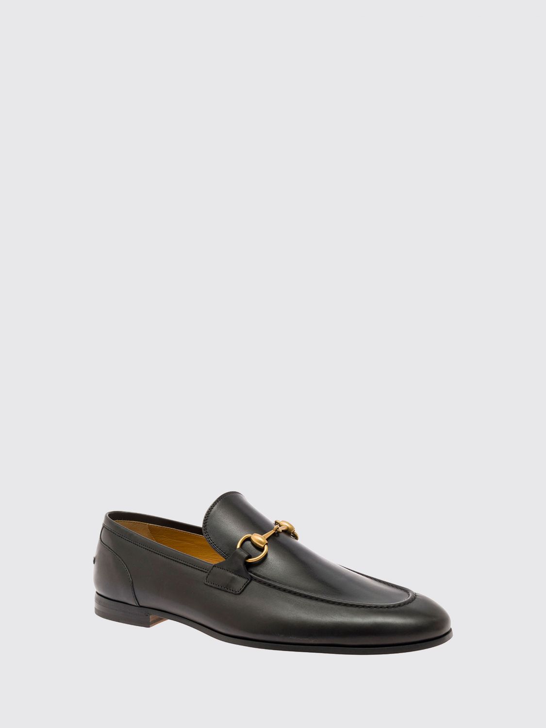 Gucci Men Smooth Calfskin Loafers Gucci With Horsebit Detail And Leather Sole GUCCI