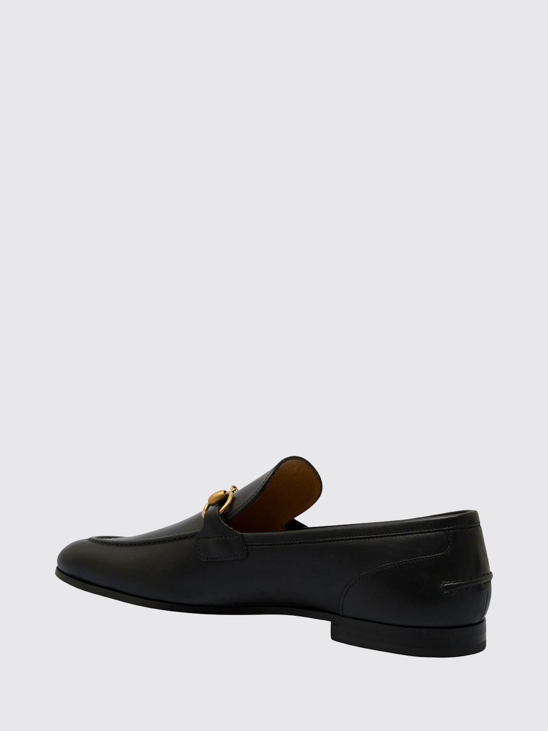 Gucci Men Smooth Calfskin Loafers Gucci With Horsebit Detail And Leather Sole GUCCI