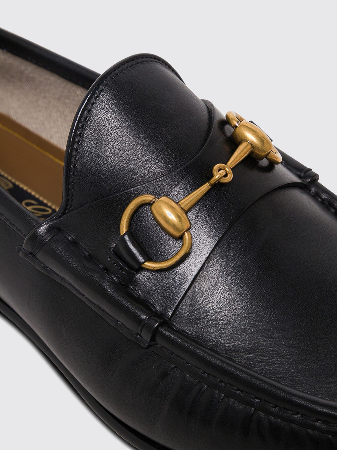 Gucci Men Gucci Calfskin Penny Loafers With Horsebit Detail And A Round Toe GUCCI