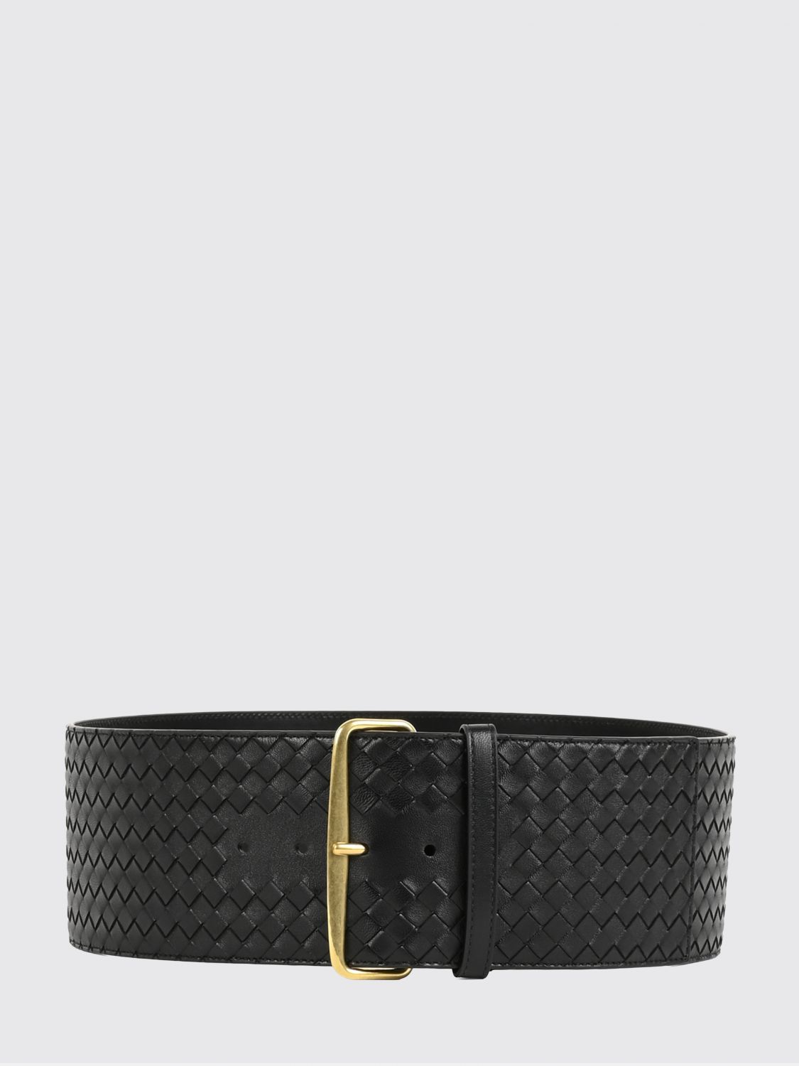 Bottega Veneta Women Classic Smooth Leather Belt Bottega Veneta With Square Buckle BOTTEGA VENETA