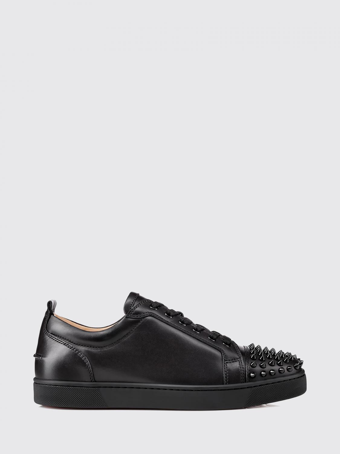 Christian Louboutin Men Louis Junior Spikes Smooth Calfskin Leather Sneakers Christian Louboutin CHRISTIAN LOUBOUTIN