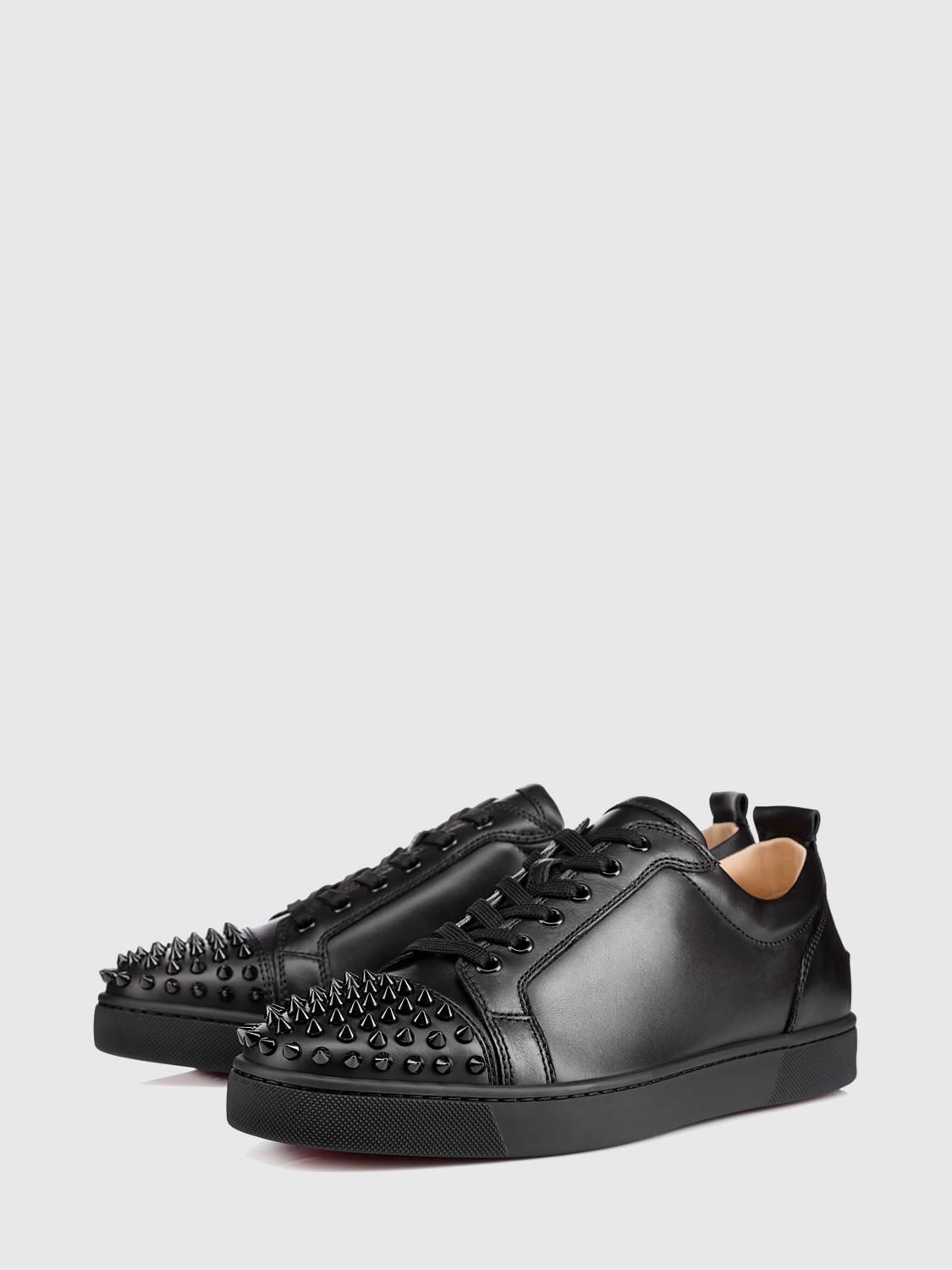 Christian Louboutin Men Louis Junior Spikes Smooth Calfskin Leather Sneakers Christian Louboutin CHRISTIAN LOUBOUTIN
