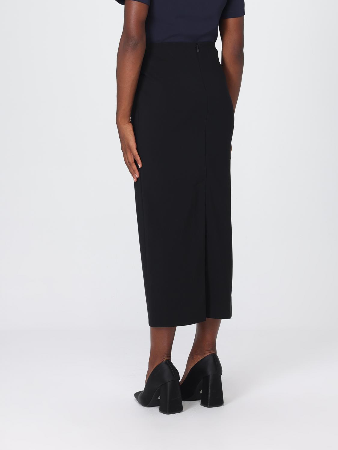 Max Mara Women Max Mara Olivi High-Waisted Jersey Pencil Midi Skirt With Slit MAX MARA
