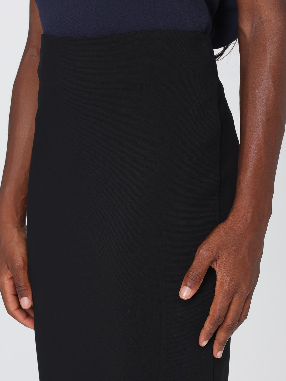 Max Mara Women Max Mara Olivi High-Waisted Jersey Pencil Midi Skirt With Slit MAX MARA