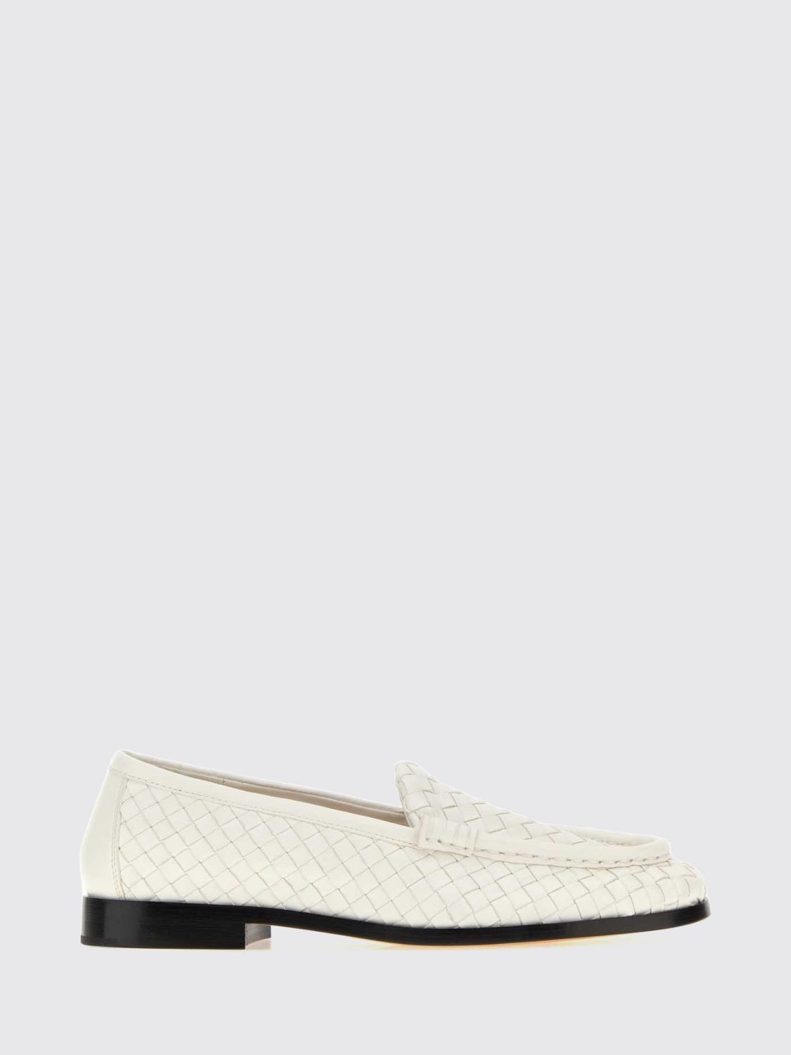 Bottega Veneta Women Bottega Veneta Silenzio Intrecciato Lambskin Loafers BOTTEGA VENETA