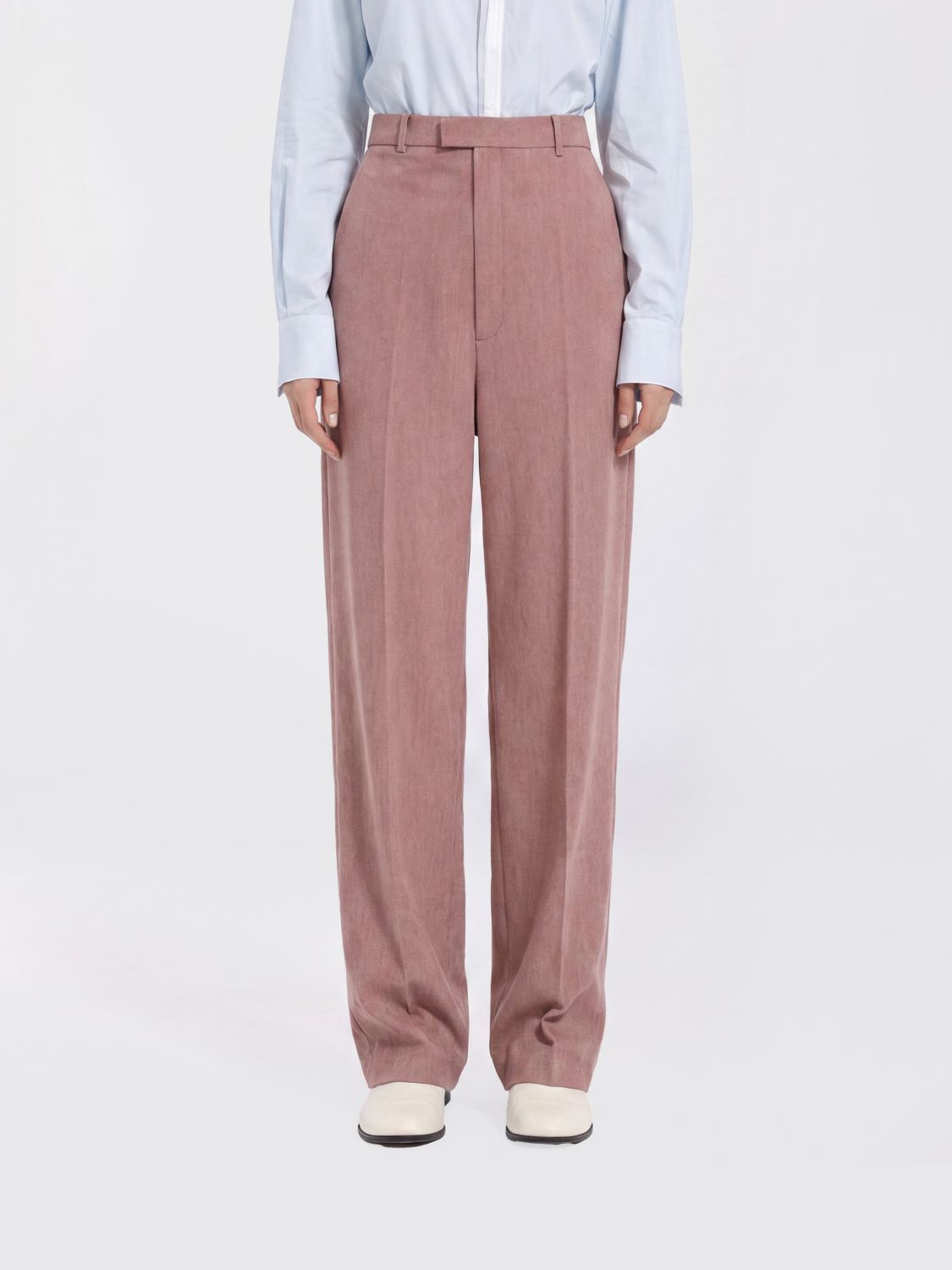 Bottega Veneta Pants Woman Pink BOTTEGA VENETA