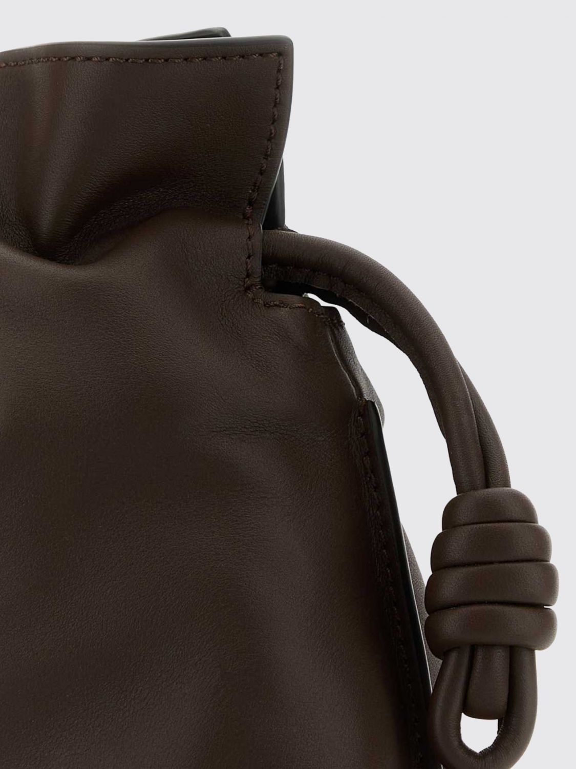Loewe Women Loewe Flamenco Calfskin Mini Bucket Bag With Drawstring LOEWE