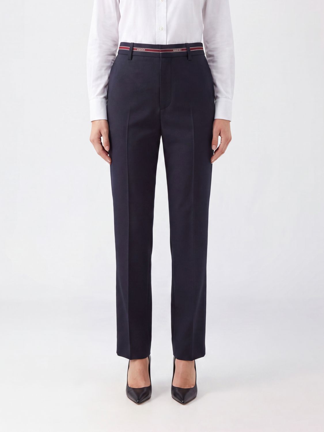 Gucci Pants Woman Blue GUCCI