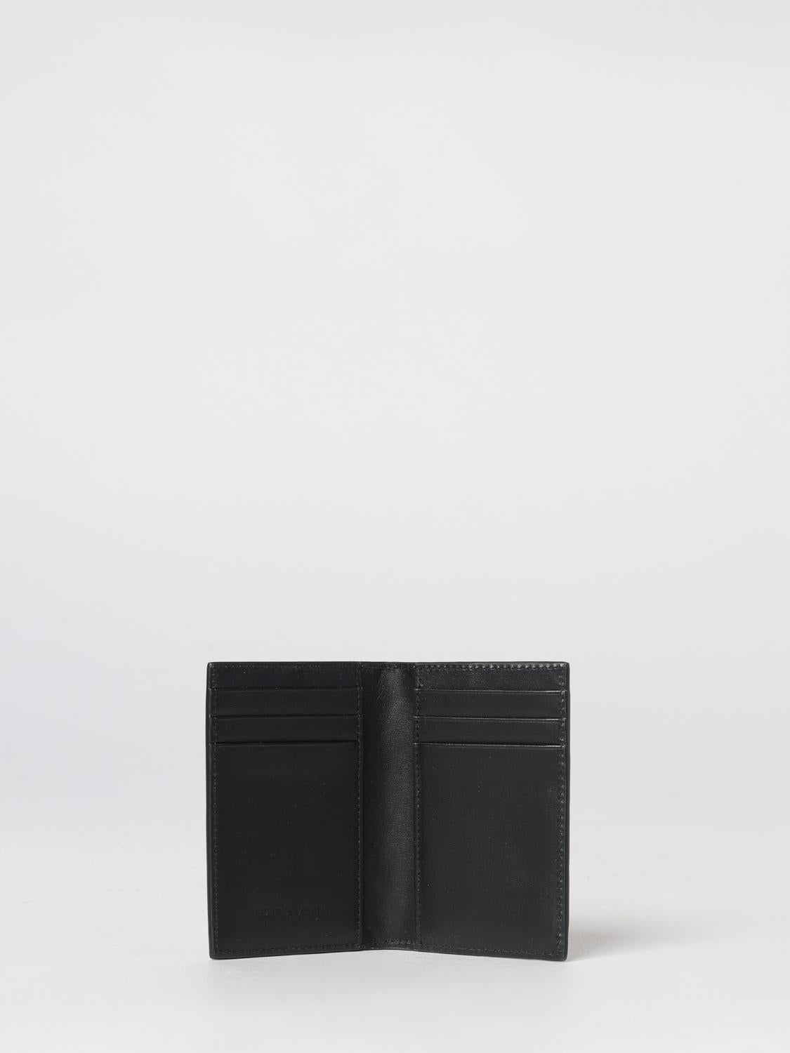 Bottega Veneta Wallet Men Black BOTTEGA VENETA