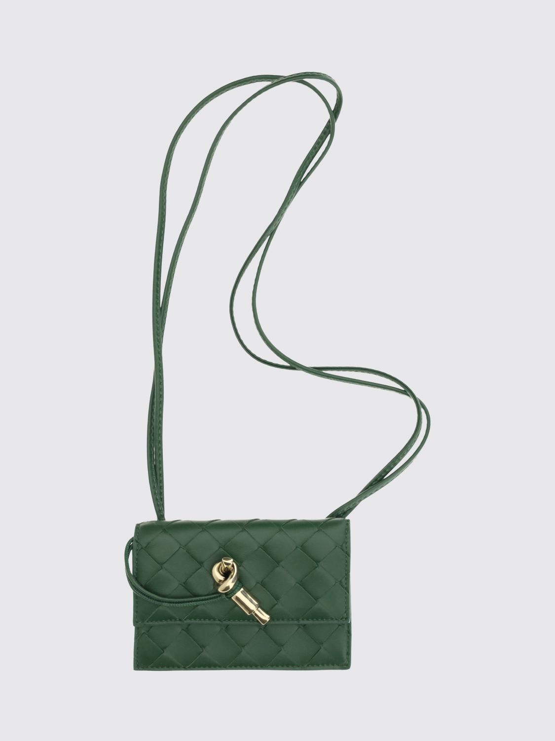 Bottega Veneta Women Crossbody Document Holder Bottega Veneta In Woven Nappa Lambskin BOTTEGA VENETA