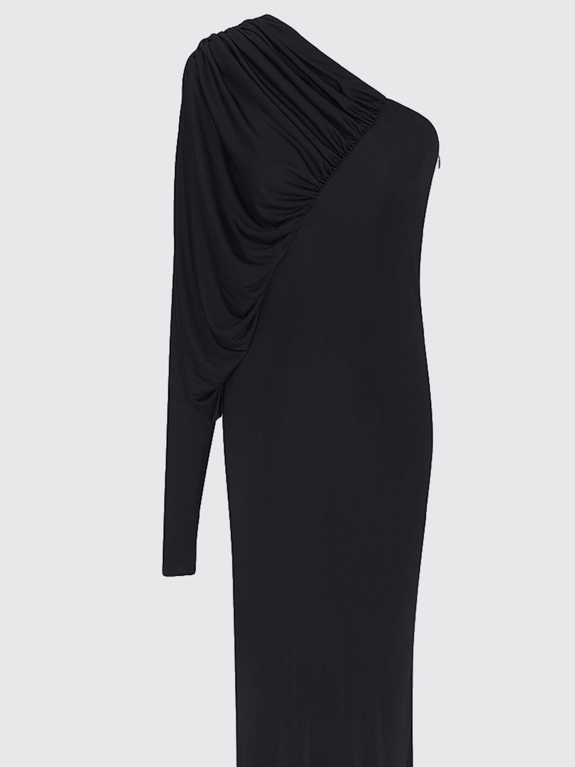 Saint Laurent Women Saint Laurent One-Shoulder Long Evening Gown In Viscose Jersey SAINT LAURENT