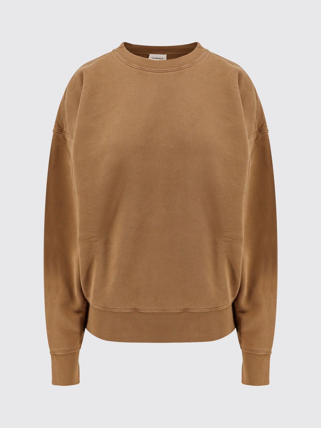 Saint Laurent Sweatshirt Woman Brown SAINT LAURENT