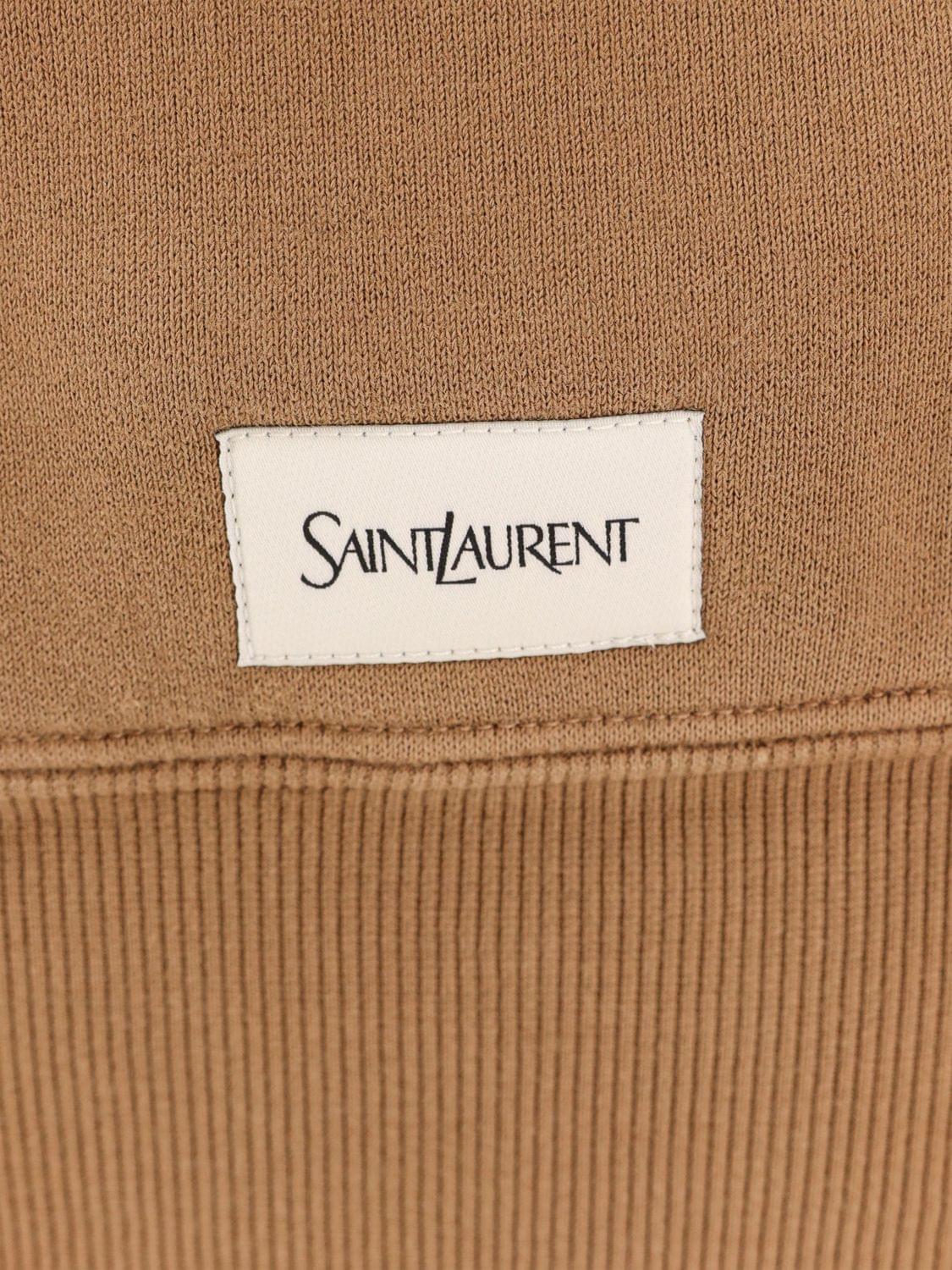 Saint Laurent Women Saint Laurent Crewneck Sweatshirt In Certified Cotton With Dropped Shoulders SAINT LAURENT
