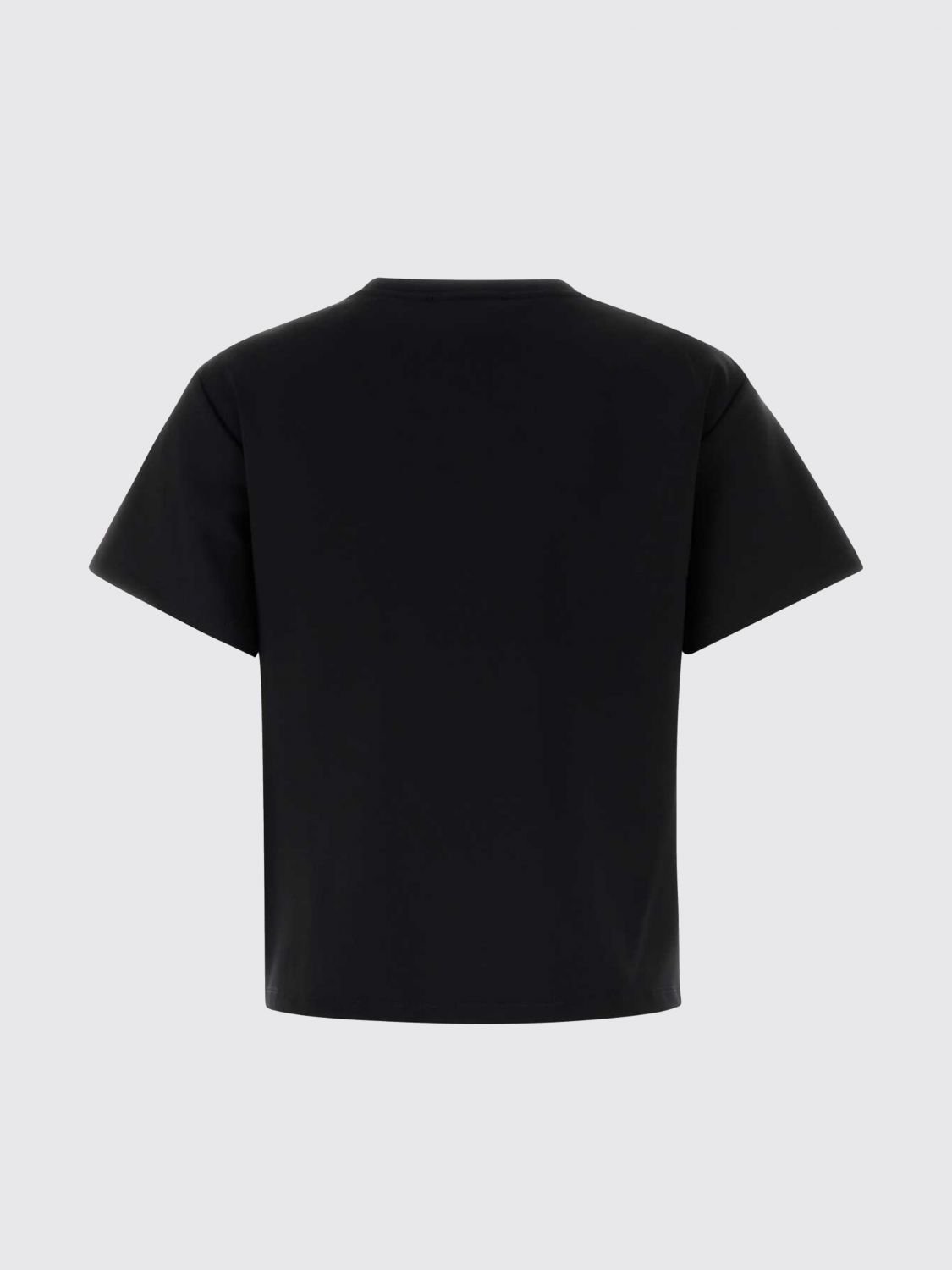 Max Mara Women Max Mara Cotton Blend Crew-Neck T-Shirt With Tone-On-Tone Logo MAX MARA