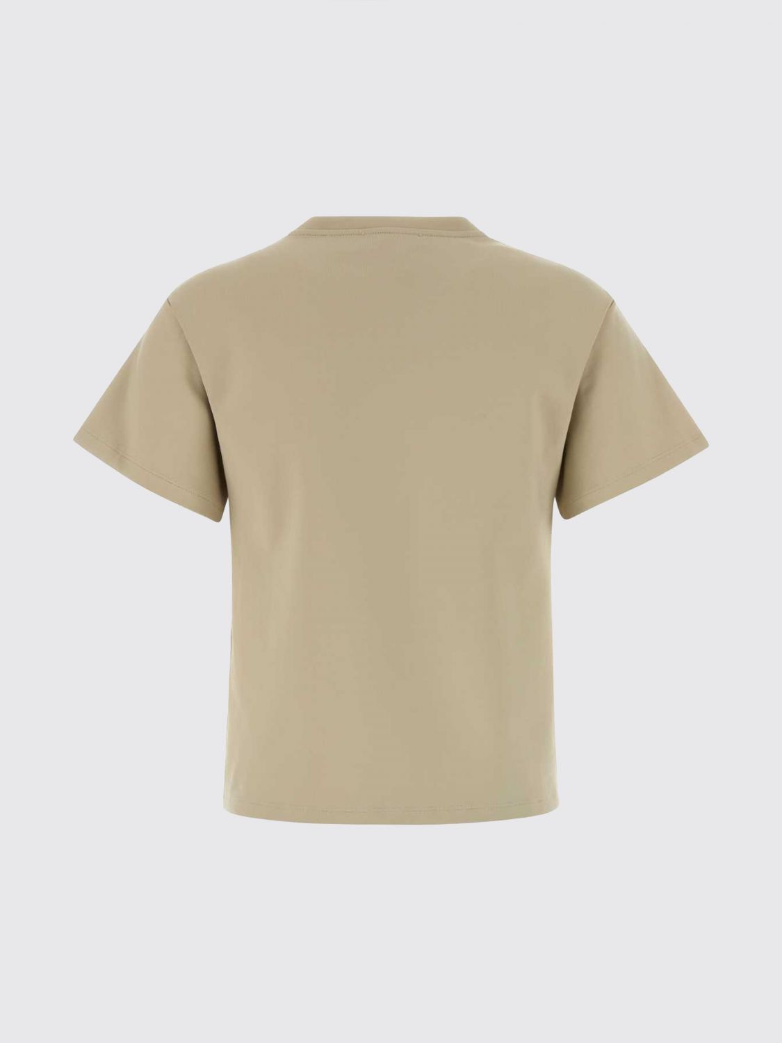 Max Mara Women Max Mara Cotton Blend Crew-Neck T-Shirt With Tone-On-Tone Logo MAX MARA