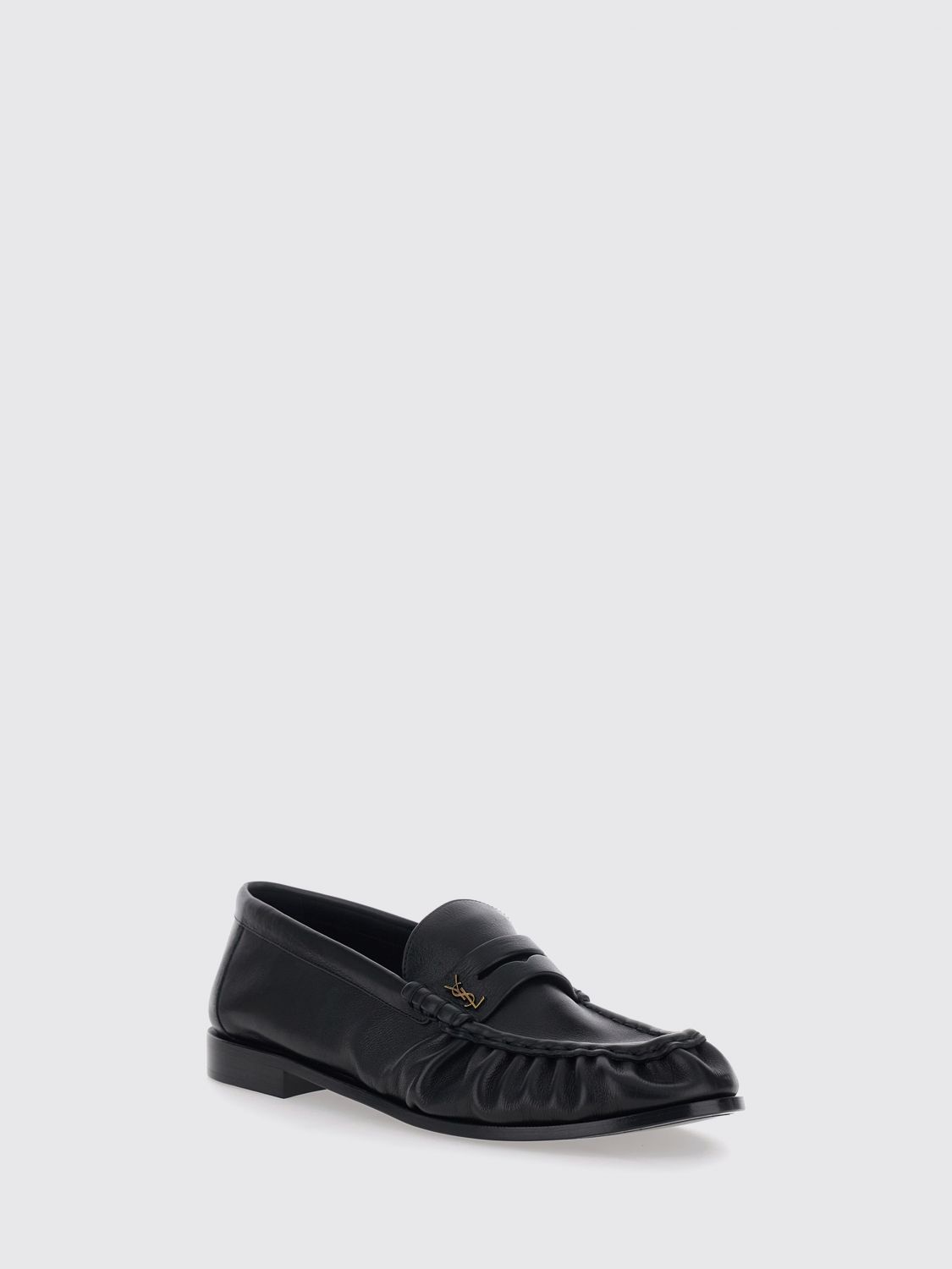 Saint Laurent Loafers Men Black SAINT LAURENT