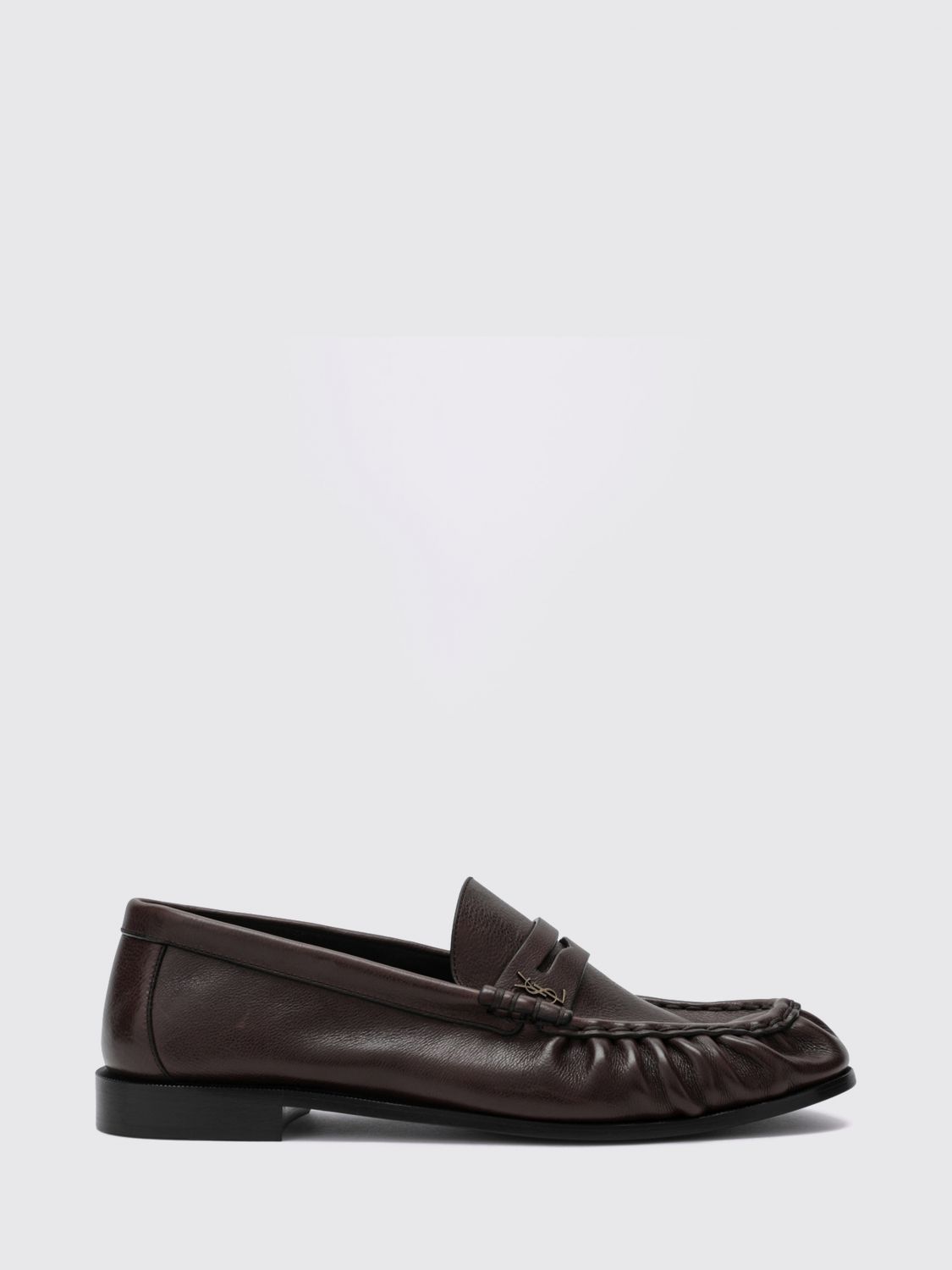 Saint Laurent Men Le Loafer Penny Loafers Saint Laurent In Calfskin With Ysl Monogram SAINT LAURENT