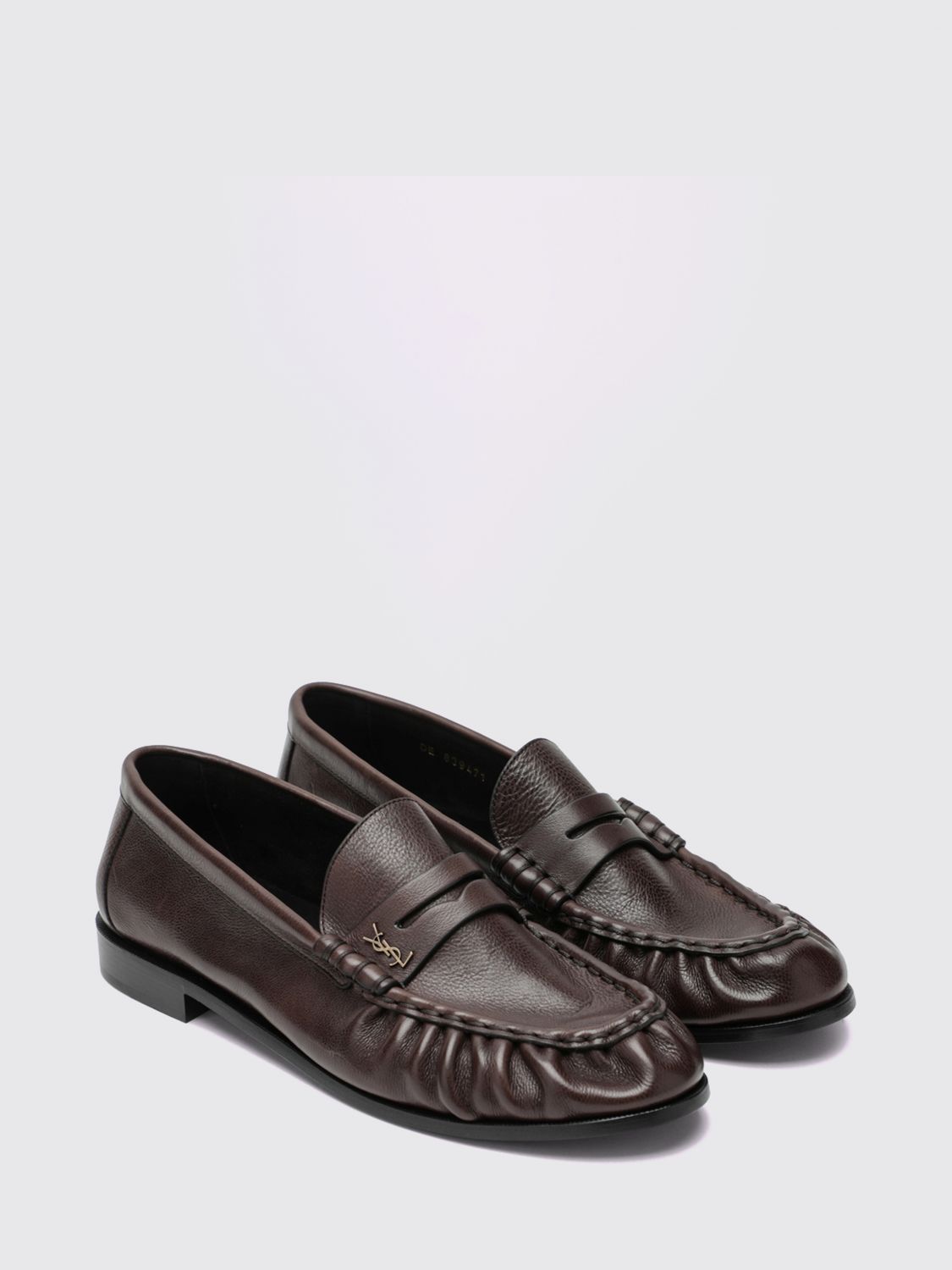 Saint Laurent Men Le Loafer Penny Loafers Saint Laurent In Calfskin With Ysl Monogram SAINT LAURENT