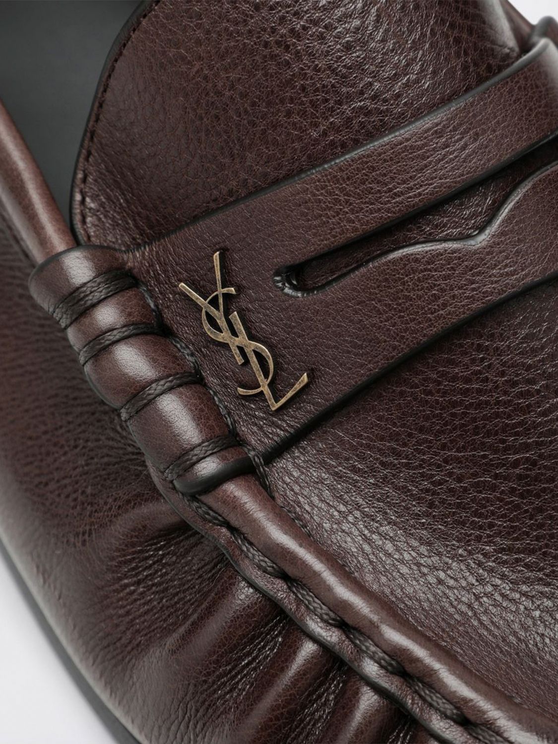 Saint Laurent Men Le Loafer Penny Loafers Saint Laurent In Calfskin With Ysl Monogram SAINT LAURENT