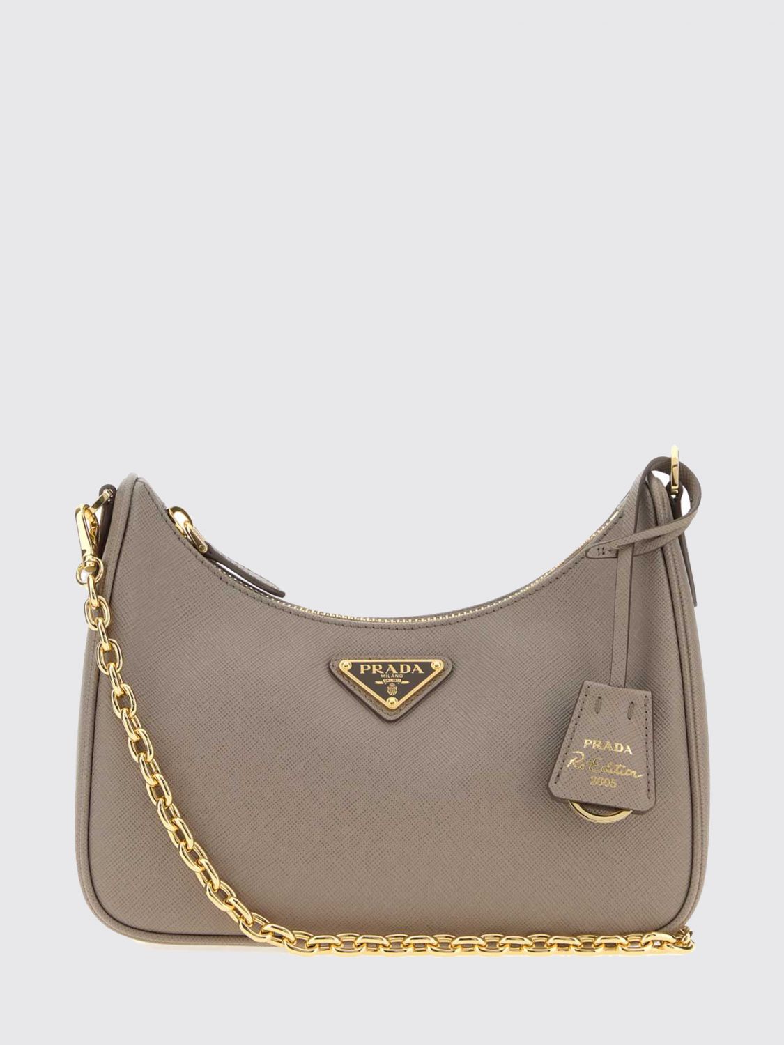 Prada Shoulder Bag Woman Mud PRADA