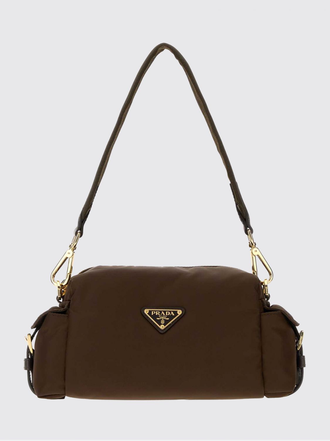 Prada Shoulder Bag Woman Brown PRADA