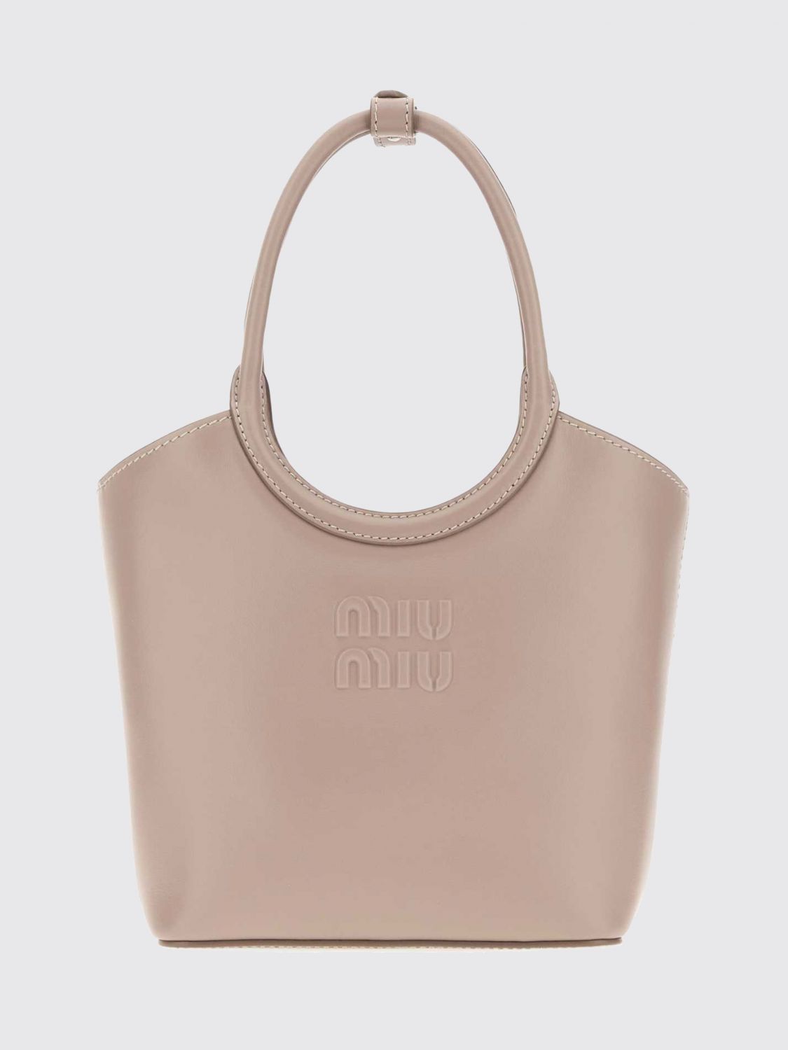 Miu Miu Mini Bag Woman Dove Grey MIU MIU