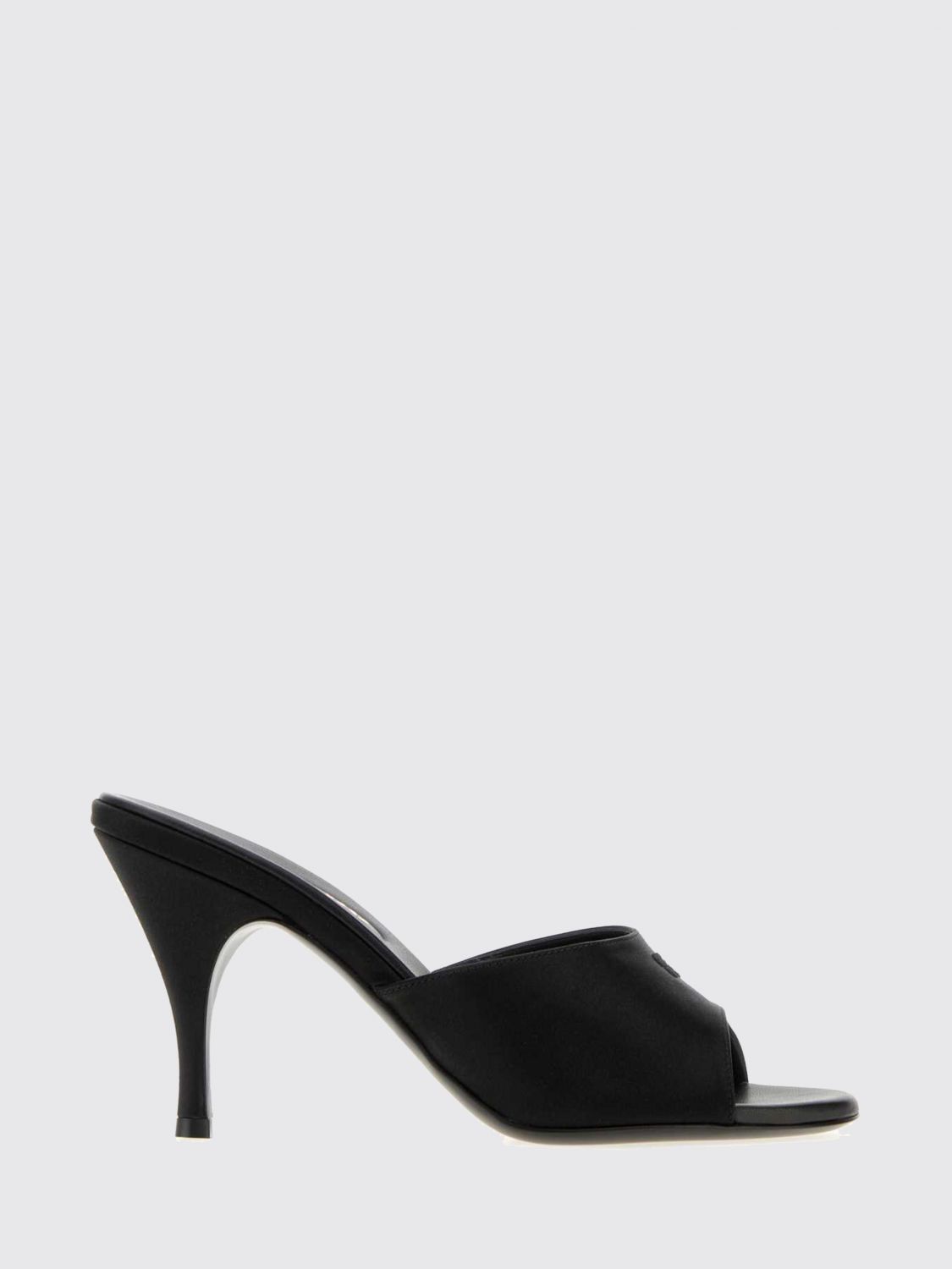 Miu Miu Heeled Sandal Woman Black MIU MIU