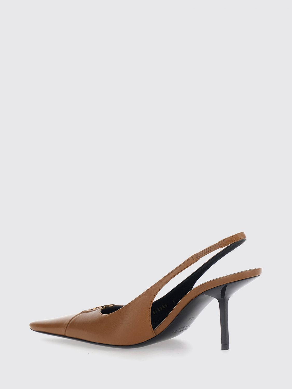 Saint Laurent Heeled Sandal Woman Brown SAINT LAURENT
