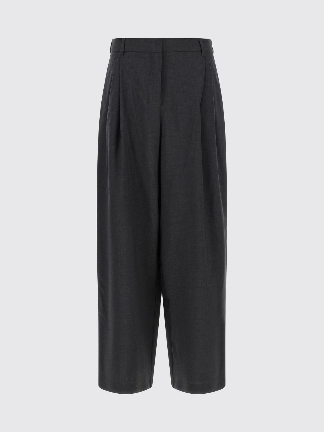 High-Waisted Wool Wide-Leg Tailored Trousers Max Mara MAX MARA