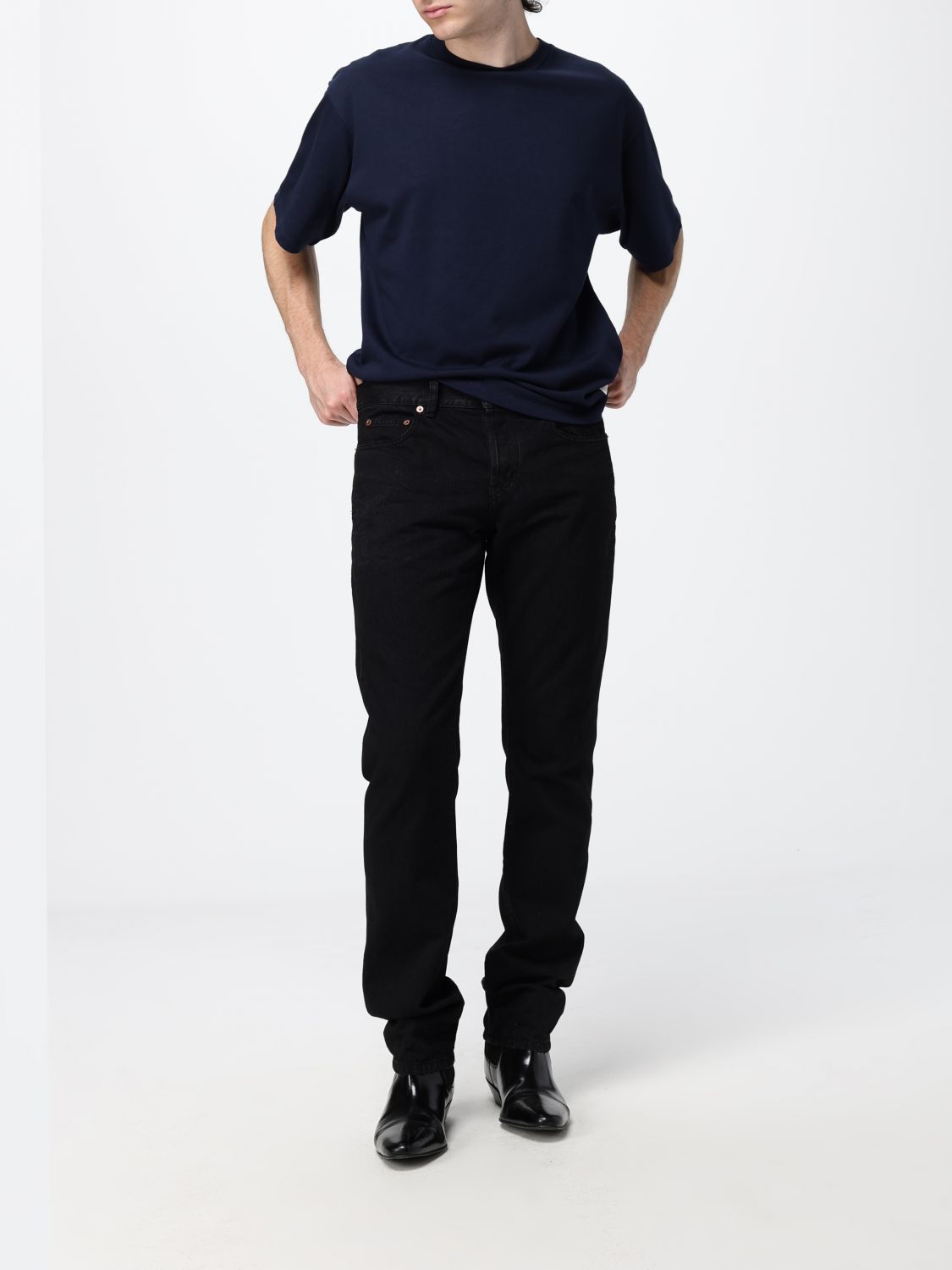 Saint Laurent Pants Men Black SAINT LAURENT