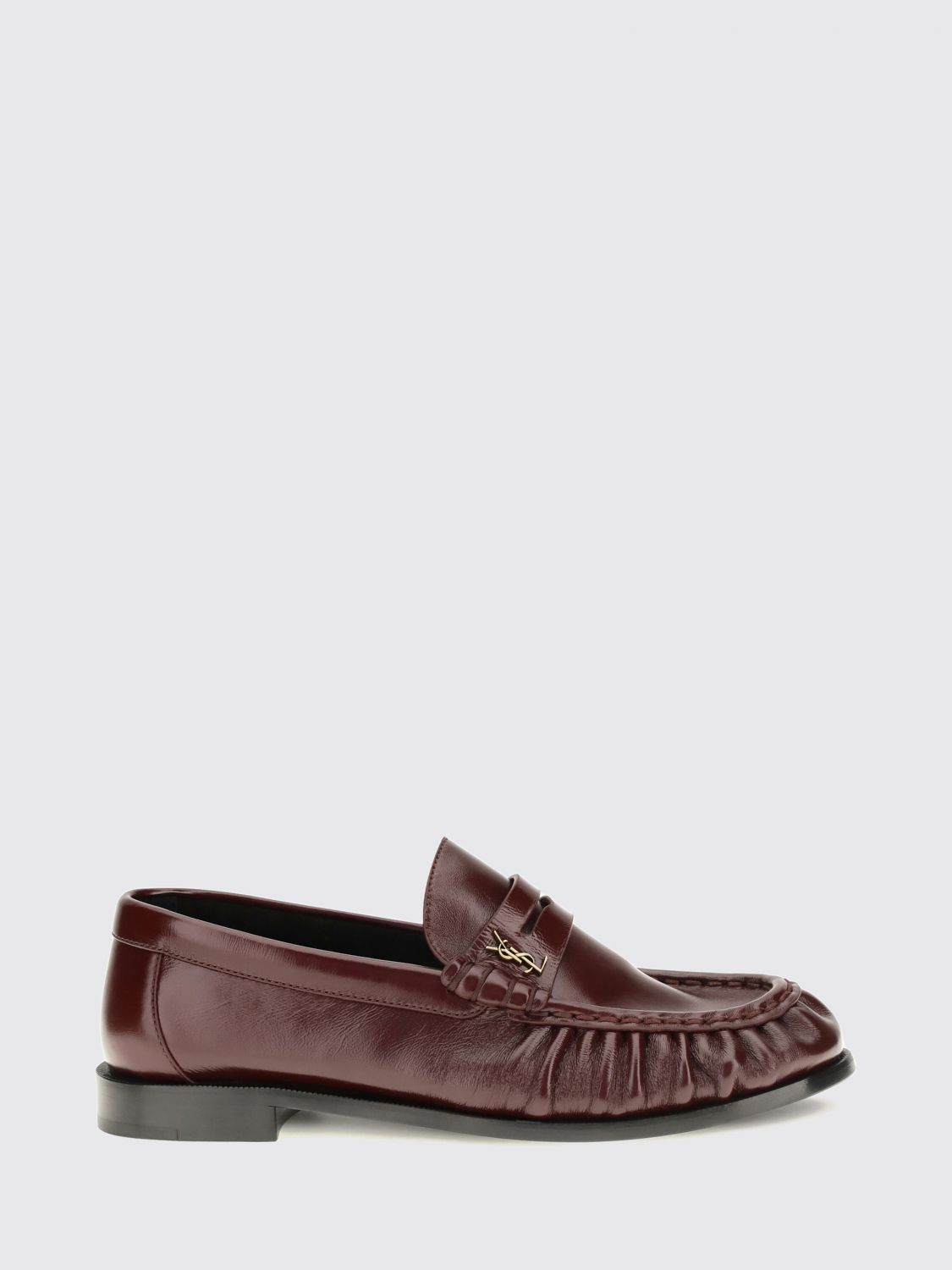 Saint Laurent Loafer Woman Burgundy SAINT LAURENT