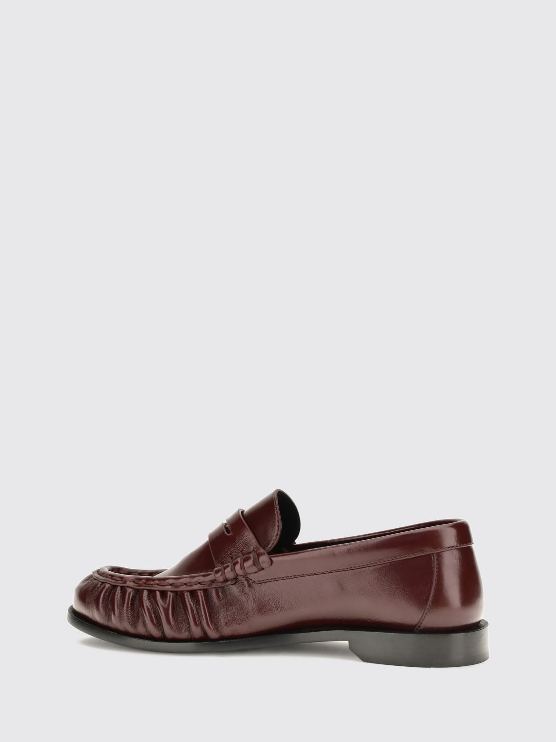 Saint Laurent Loafer Woman Burgundy SAINT LAURENT