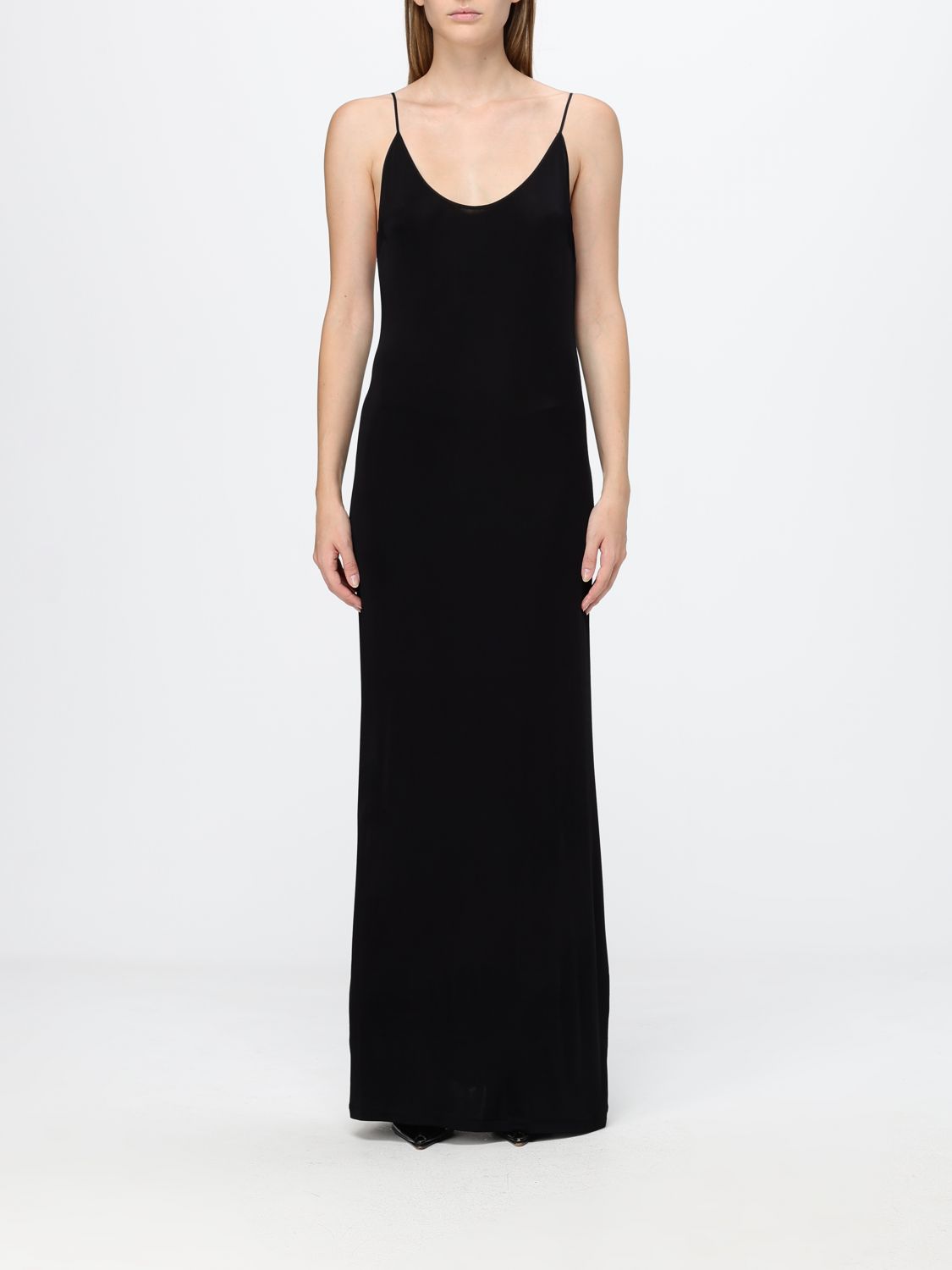 Saint Laurent Dress Woman Black SAINT LAURENT