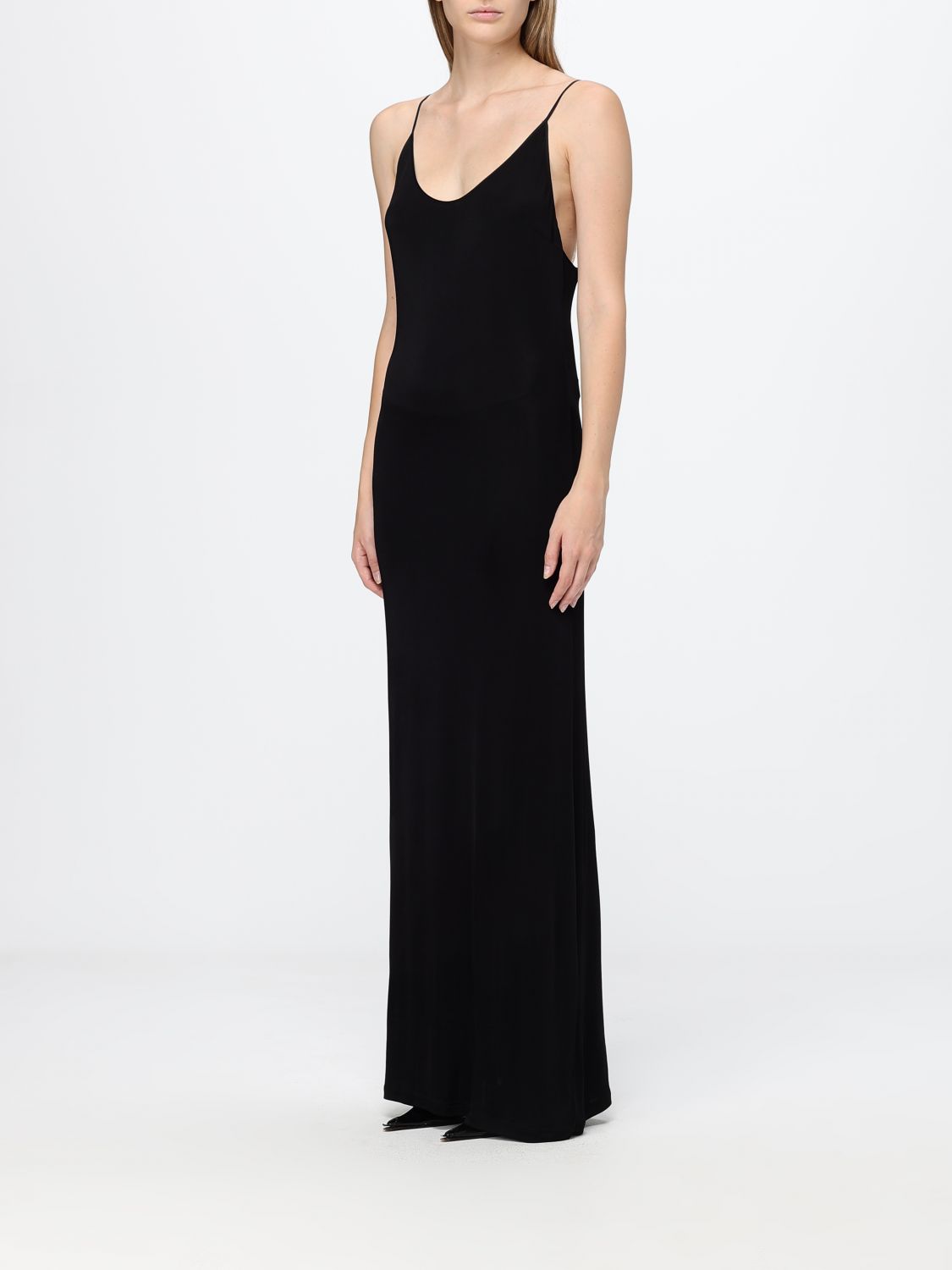Saint Laurent Dress Woman Black SAINT LAURENT