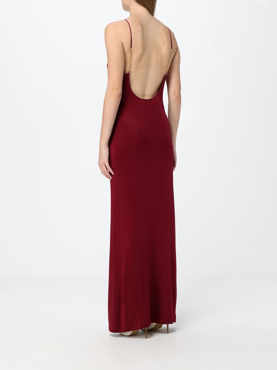 Saint Laurent Dress Woman Burgundy SAINT LAURENT
