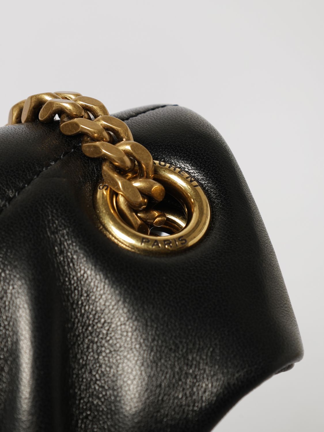 Saint Laurent Women Saint Laurent Puffer Matelasse Leather Shoulder Bag With Ysl Monogram SAINT LAURENT