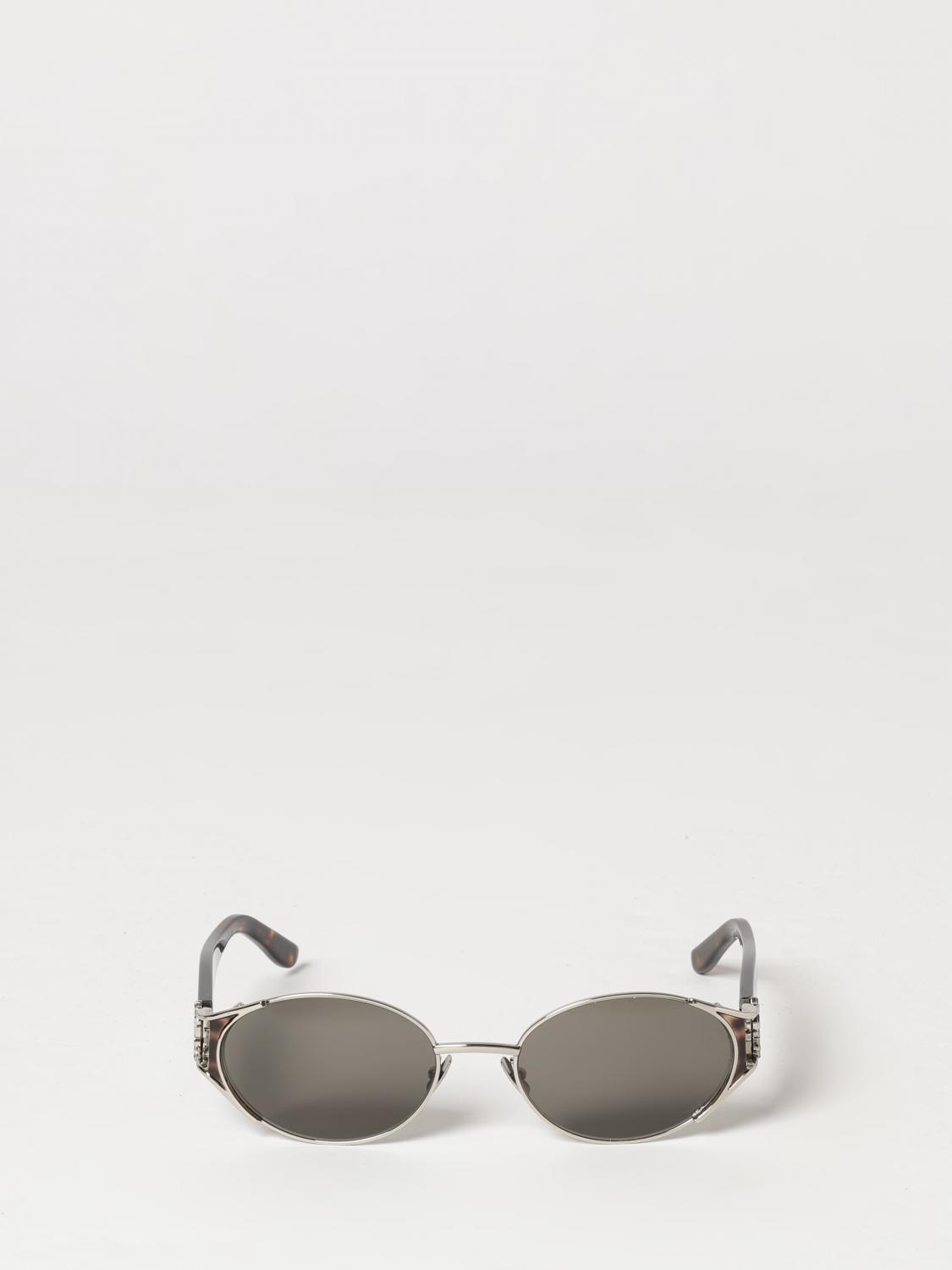 Oval Tortoiseshell Acetate Sunglasses Saint Laurent With Ysl Monogram SAINT LAURENT