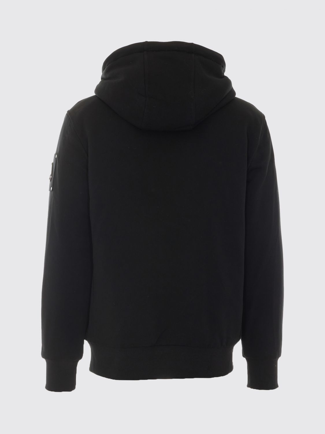 Moose Knuckles Men Cotton-Blend Hooded Zip-Up Sweatshirt Moose Knuckles With Kangaroo Pocket MOOSE KNUCKLES